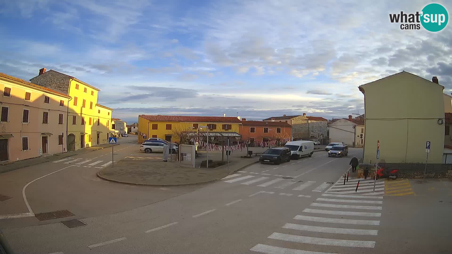 Bale, webcam de la place La Musa – Istrie – Croatie