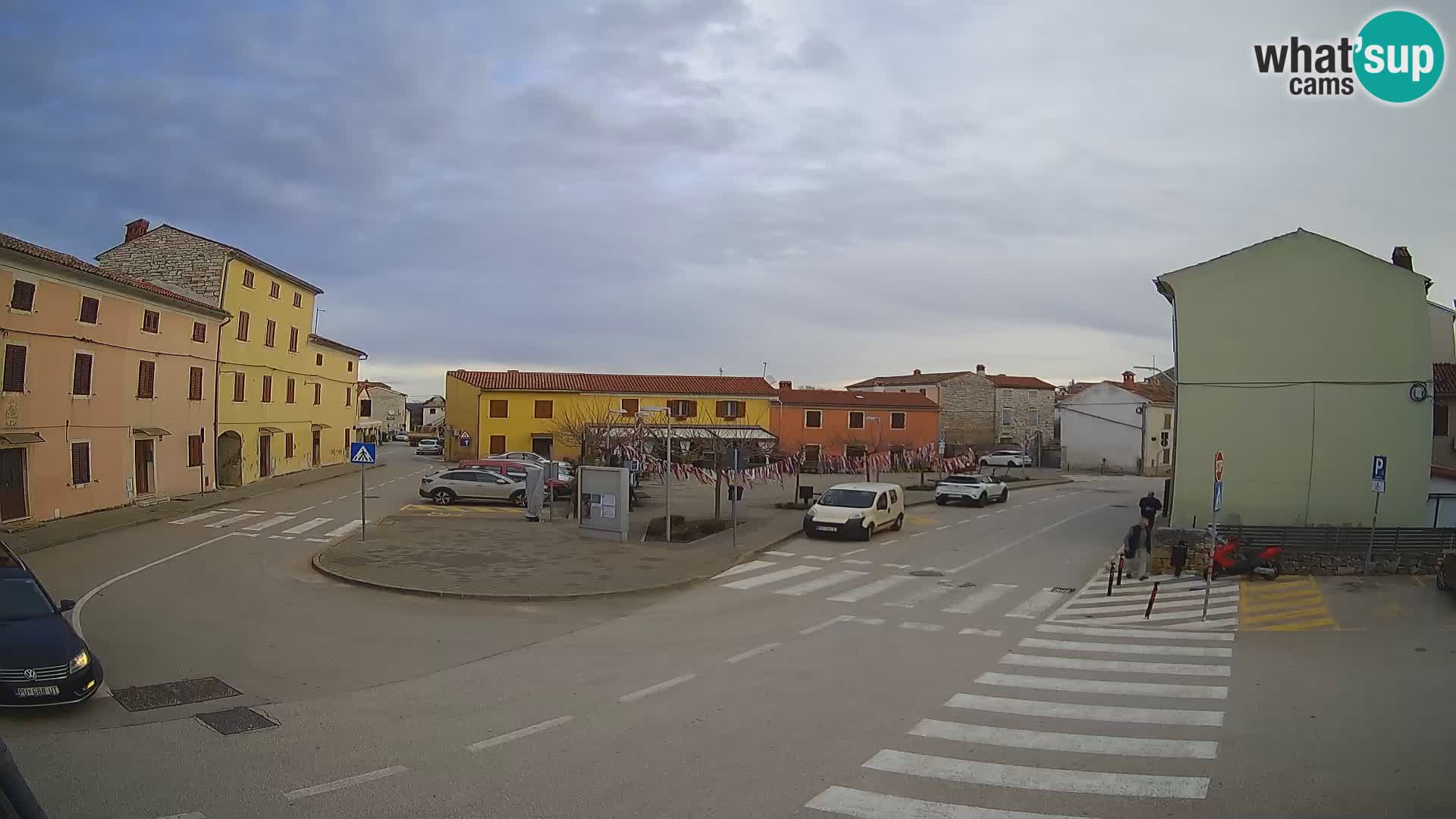 Bale, webcam de la place La Musa – Istrie – Croatie