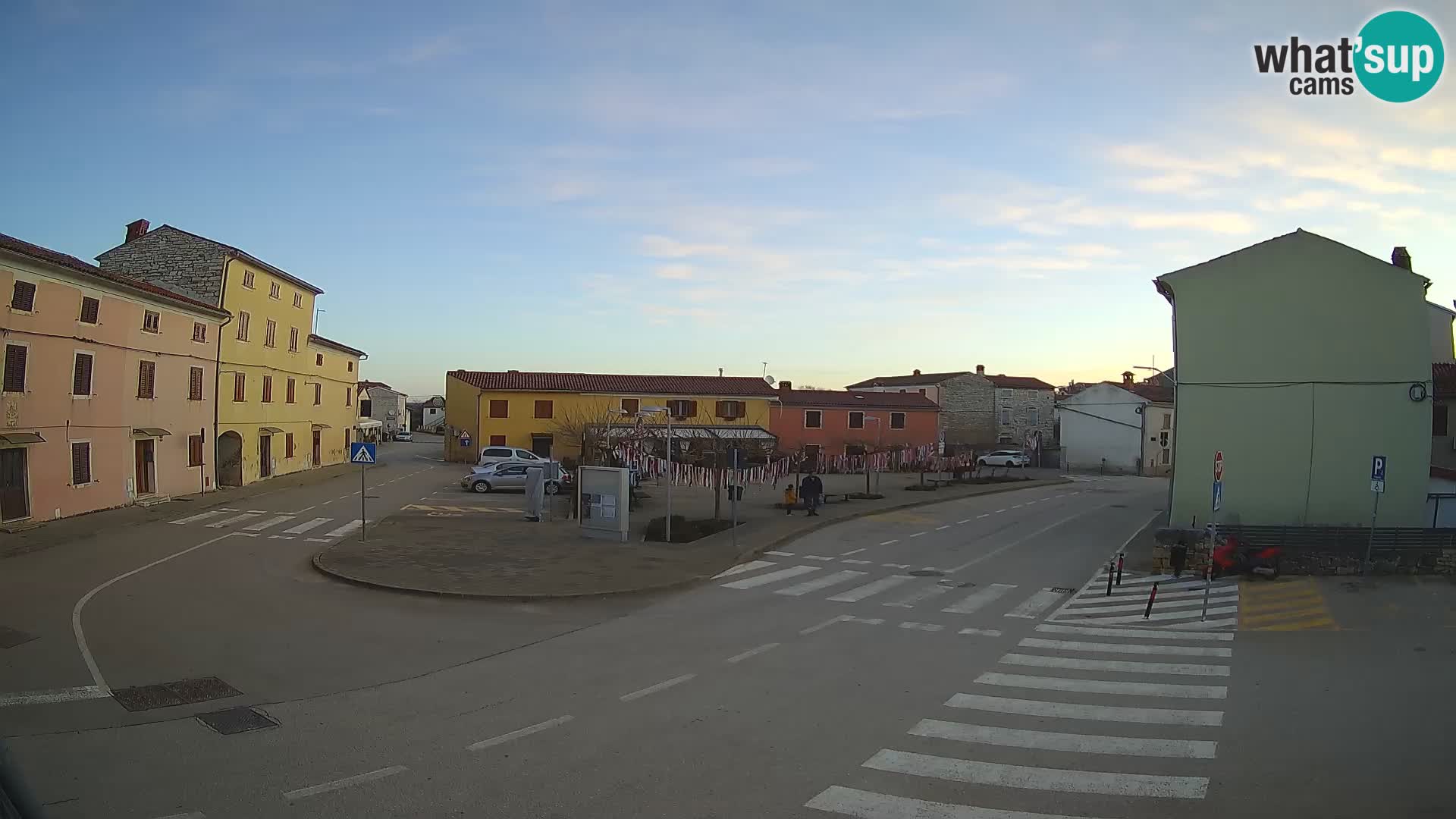 Bale, webcam de la plaza La Musa – Istria – Croacia