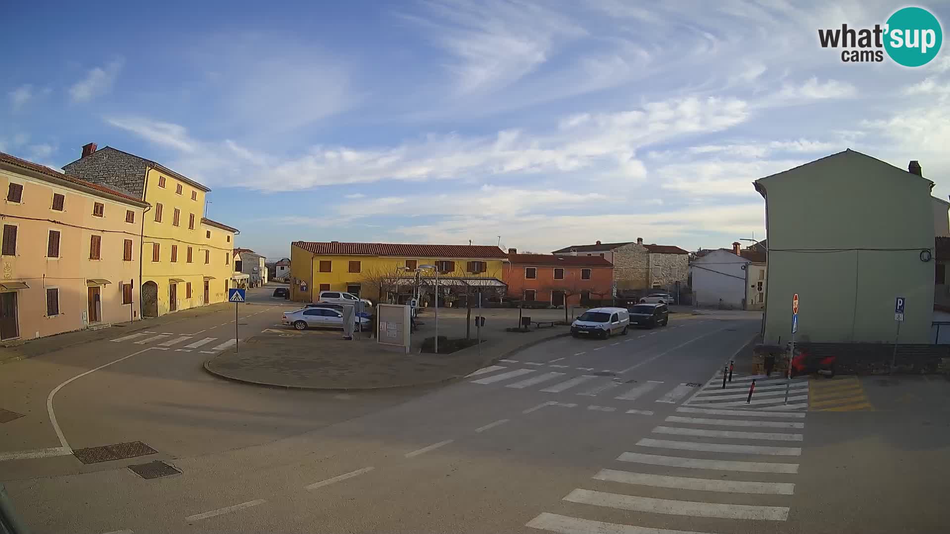 Bale, webcam de la place La Musa – Istrie – Croatie