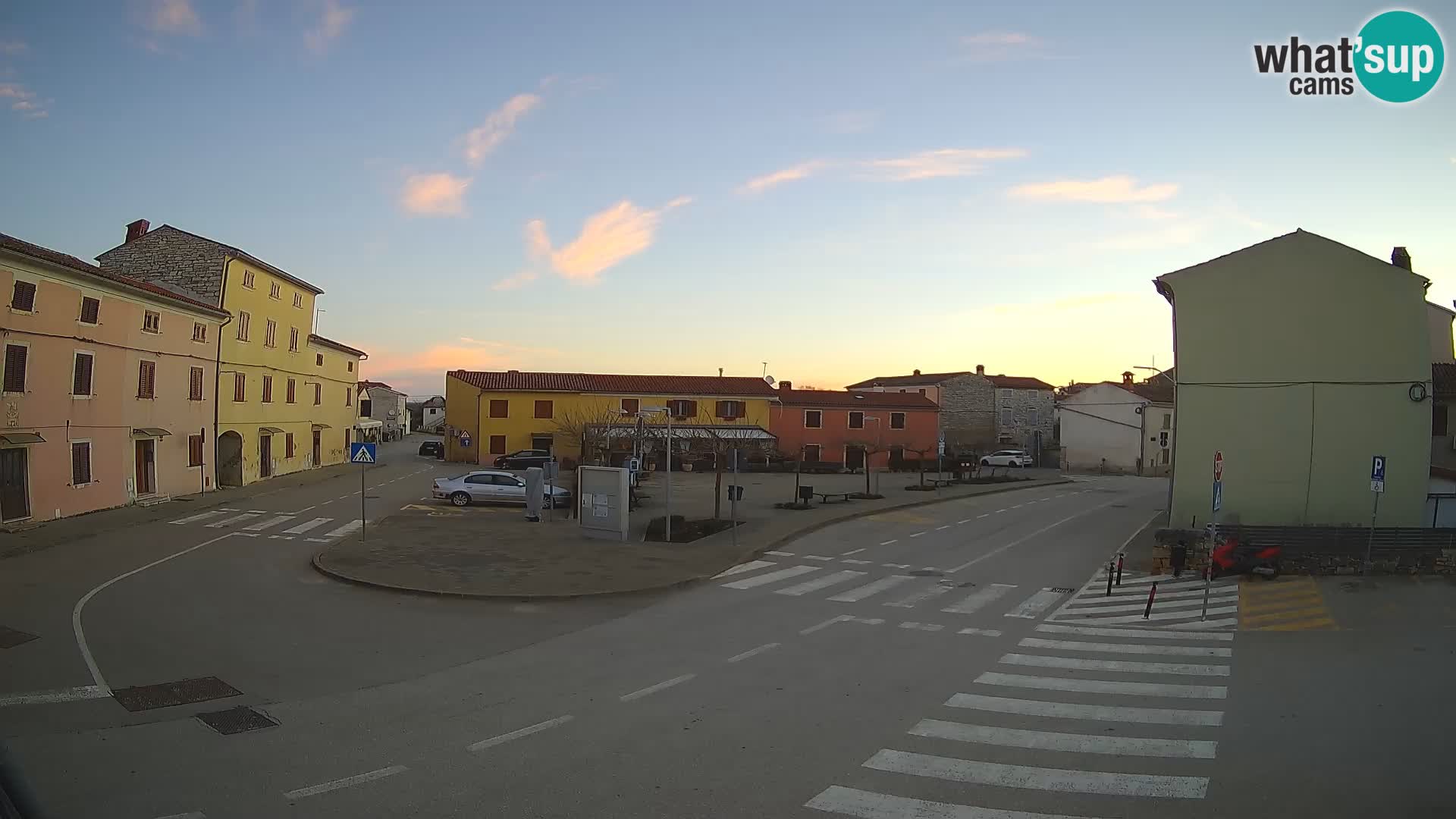 Bale, webcam de la plaza La Musa – Istria – Croacia