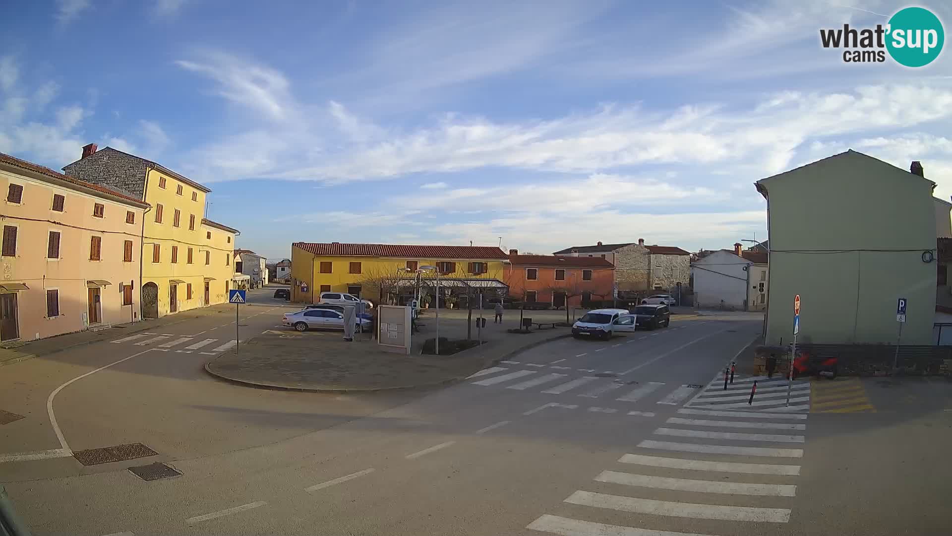 Bale, webcam de la place La Musa – Istrie – Croatie