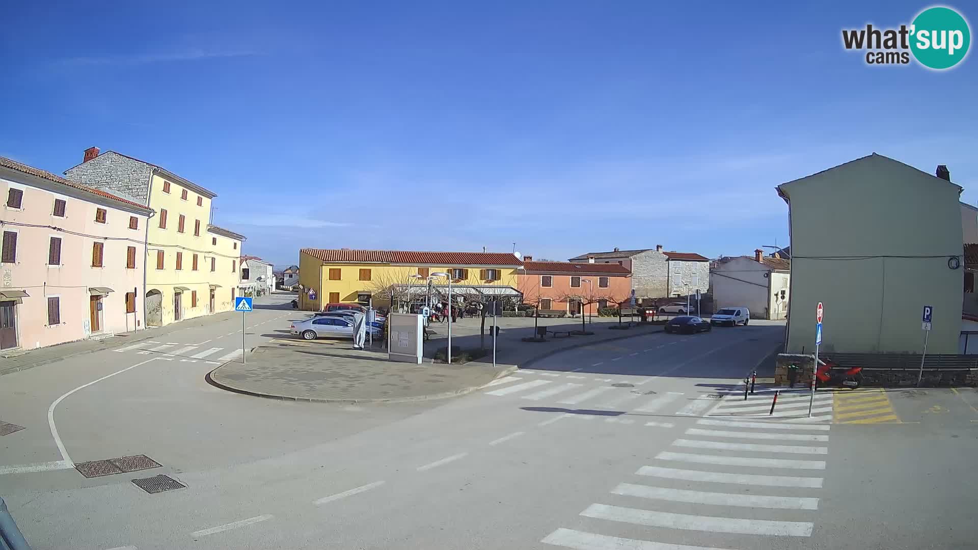 Bale, webcam de la place La Musa – Istrie – Croatie