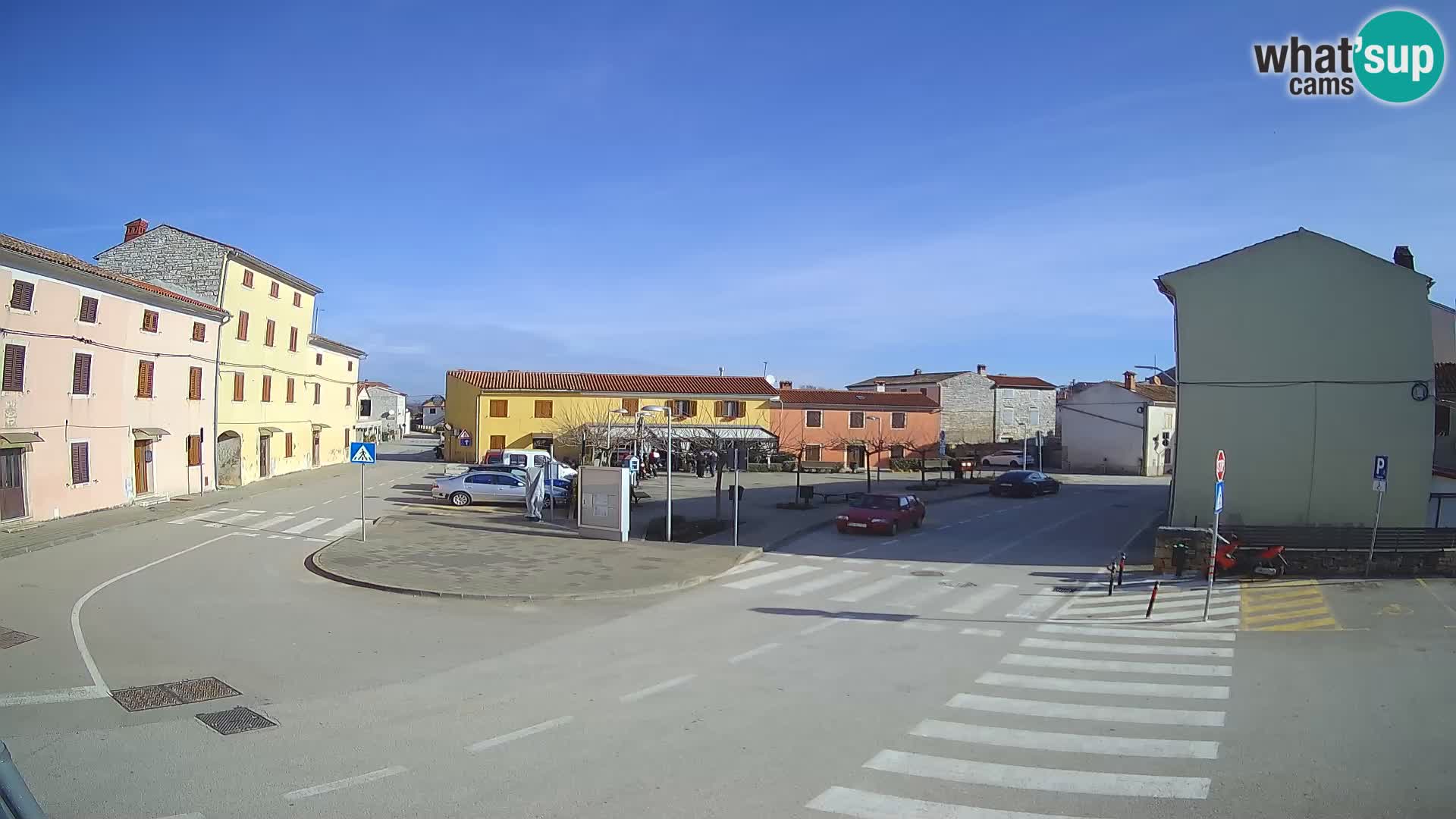 Bale, webcam de la place La Musa – Istrie – Croatie