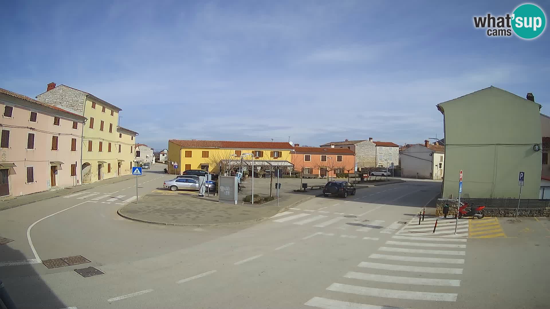 Bale, webcam de la place La Musa – Istrie – Croatie