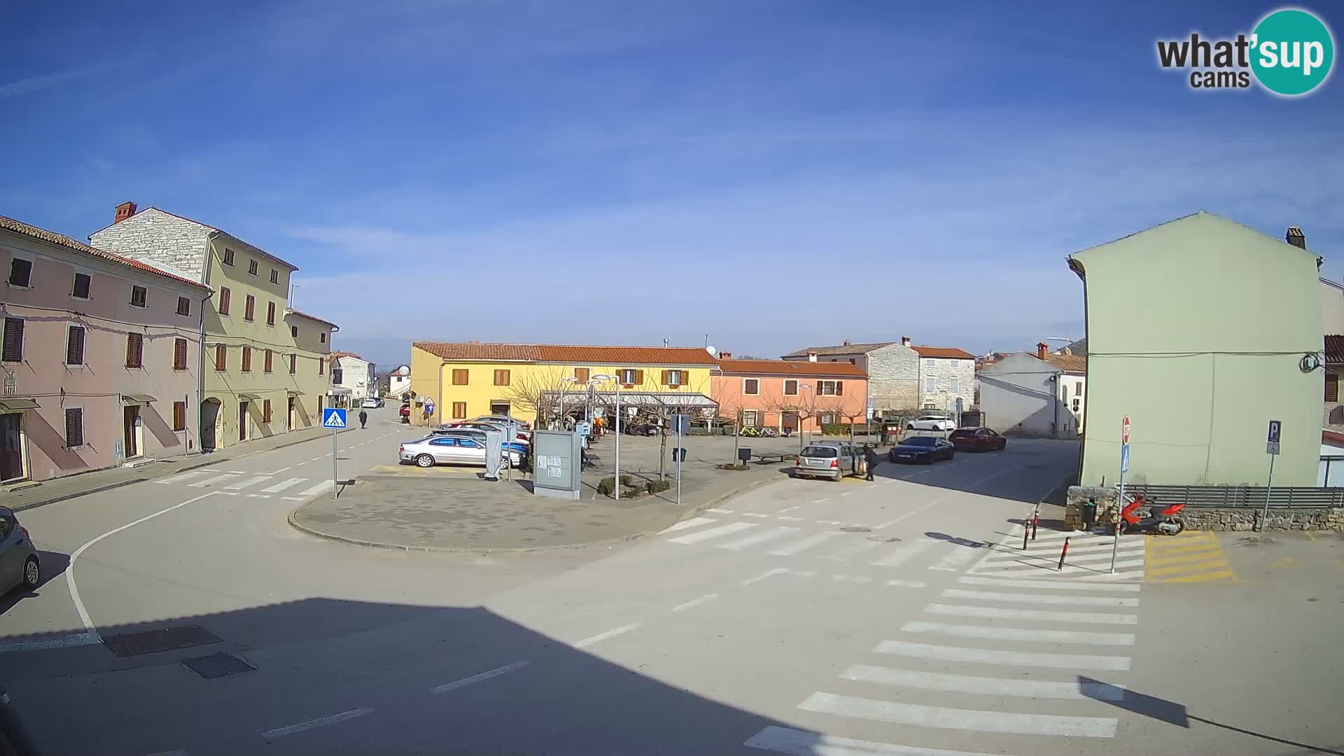 Bale, webcam de la place La Musa – Istrie – Croatie