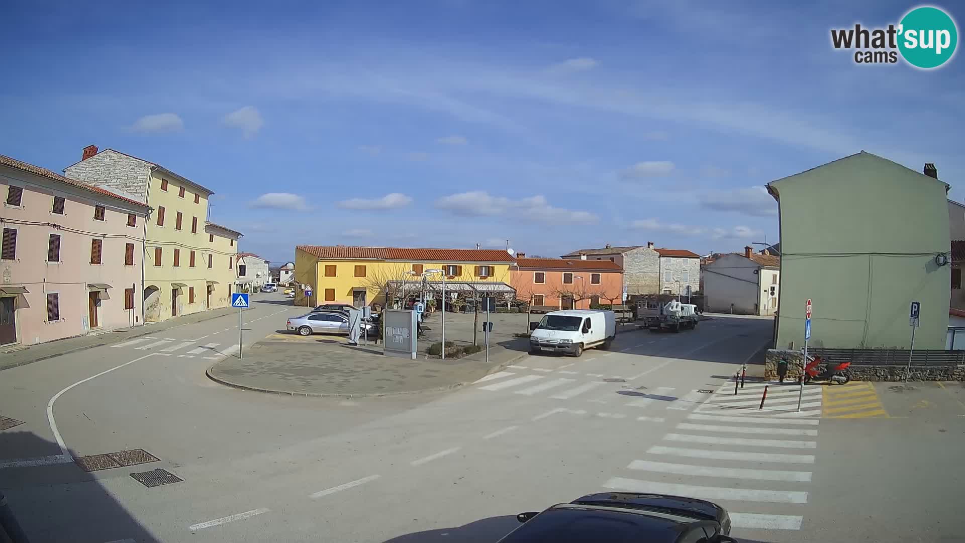 Bale, webcam de la plaza La Musa – Istria – Croacia