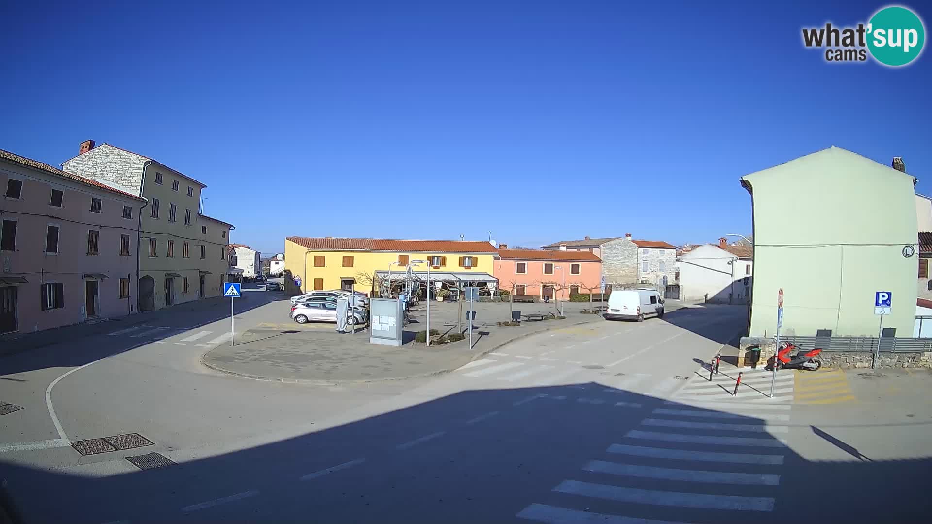 Bale, webcam de la place La Musa – Istrie – Croatie