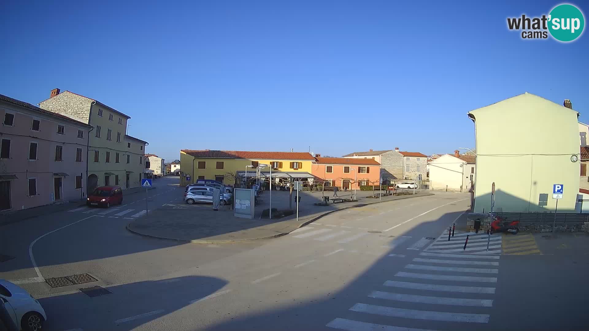 Bale, webcam de la place La Musa – Istrie – Croatie