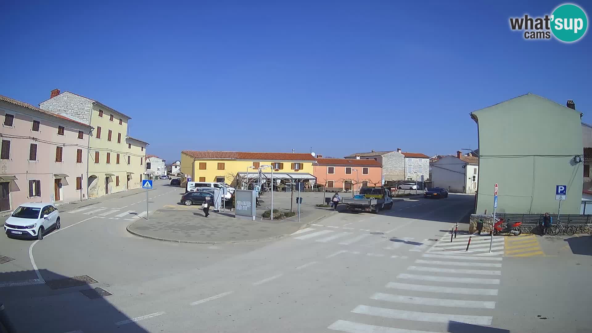 Bale, webcam de la place La Musa – Istrie – Croatie
