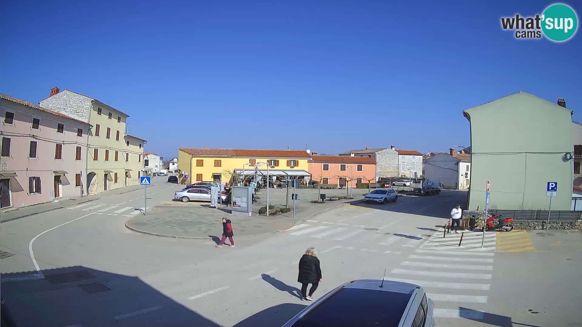 Bale, webcam de la plaza La Musa – Istria – Croacia