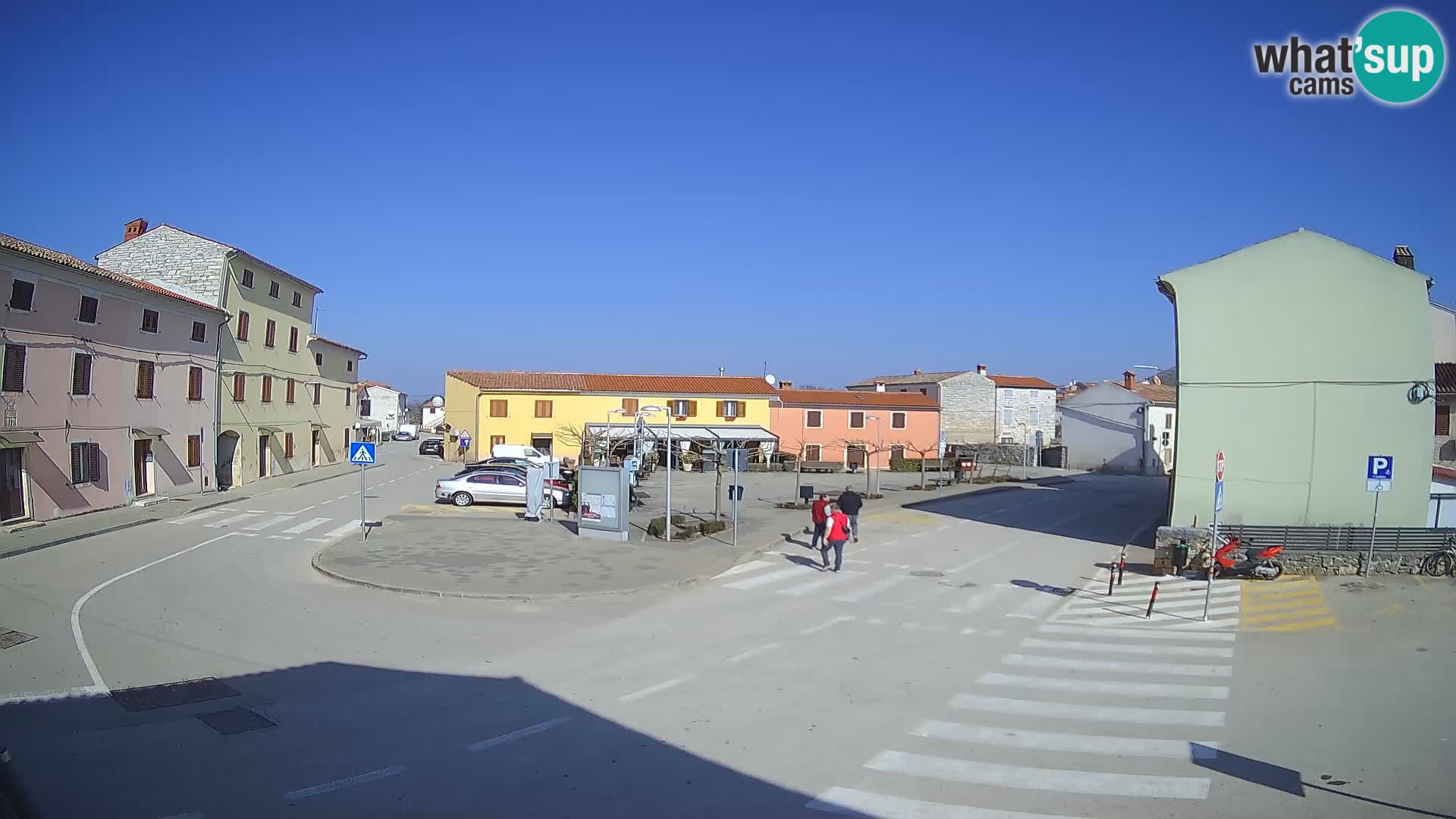 Bale, webcam de la place La Musa – Istrie – Croatie