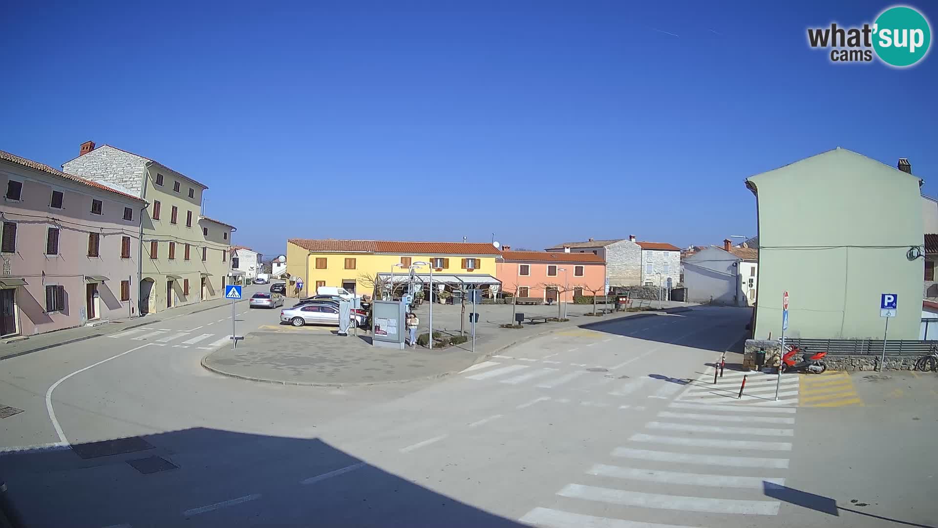 Bale, webcam de la place La Musa – Istrie – Croatie