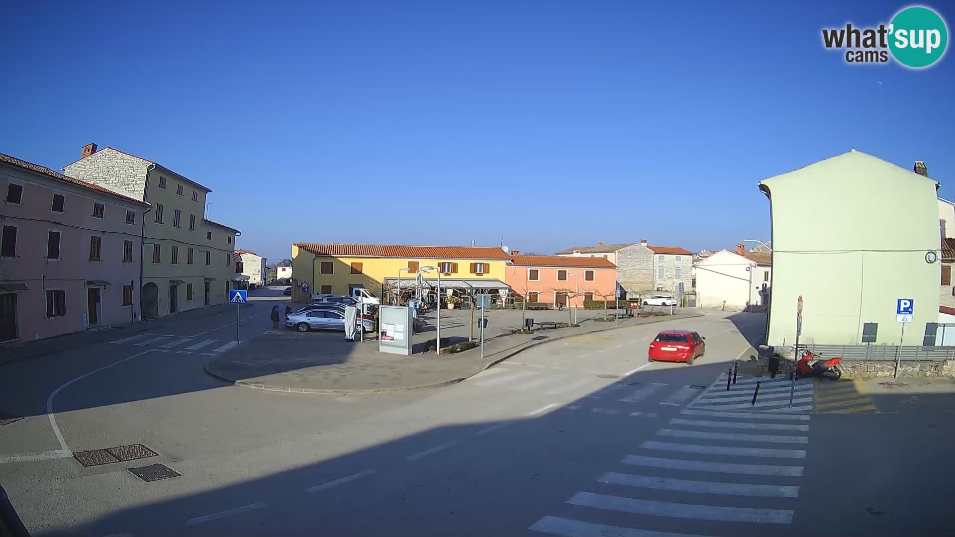 Bale, webcam de la plaza La Musa – Istria – Croacia