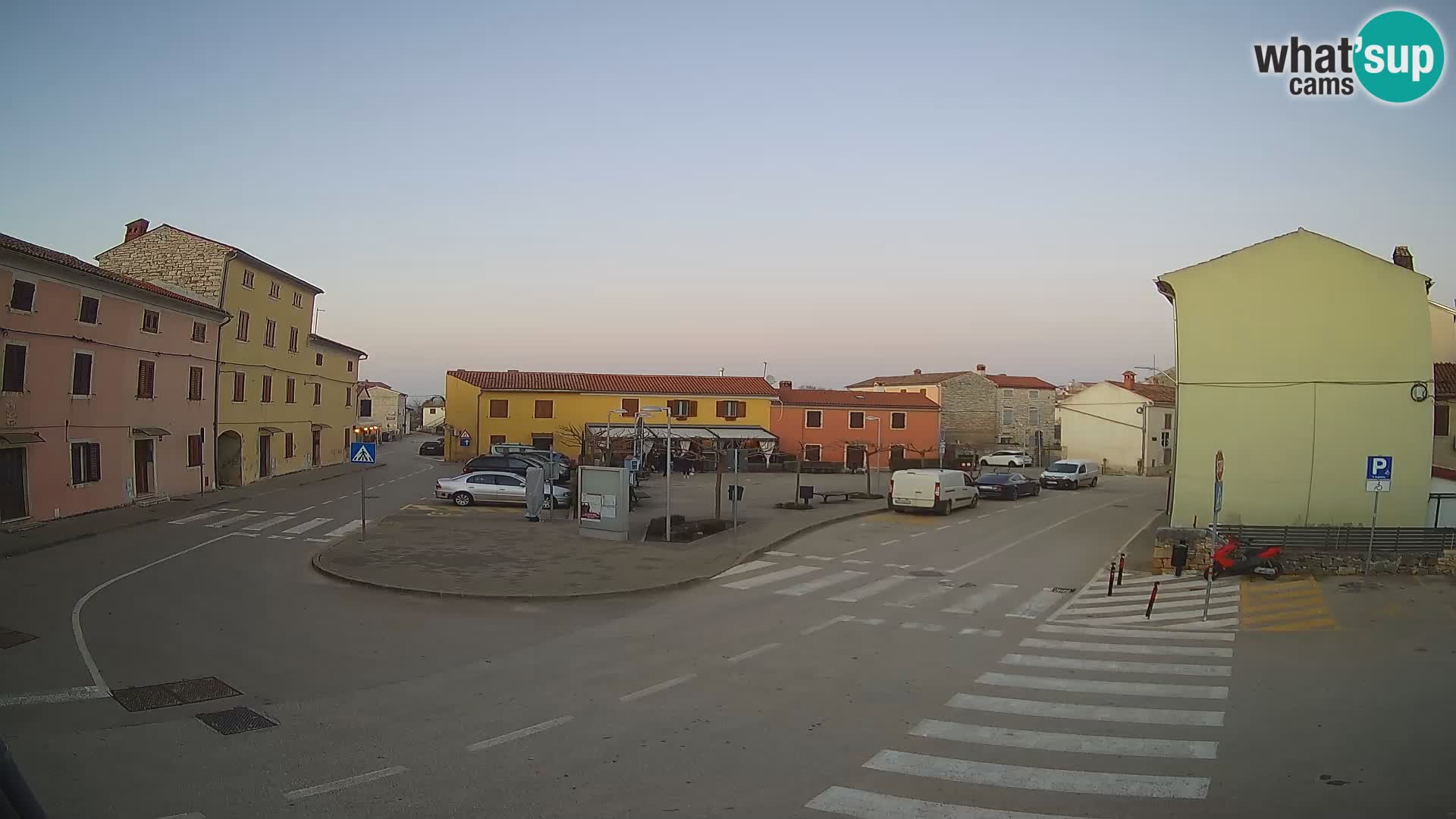 Bale, webcam de la place La Musa – Istrie – Croatie