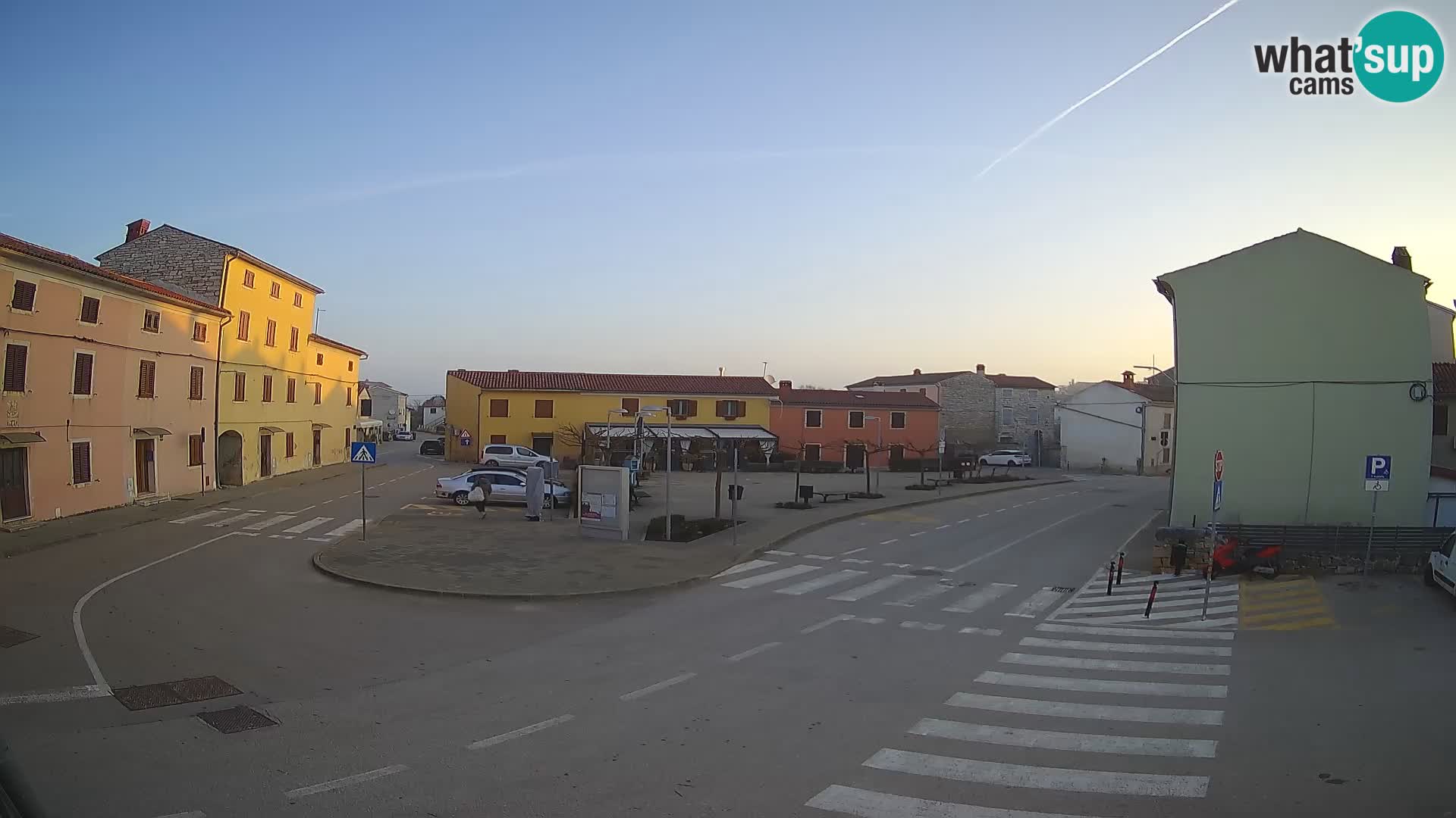 Bale, webcam de la place La Musa – Istrie – Croatie