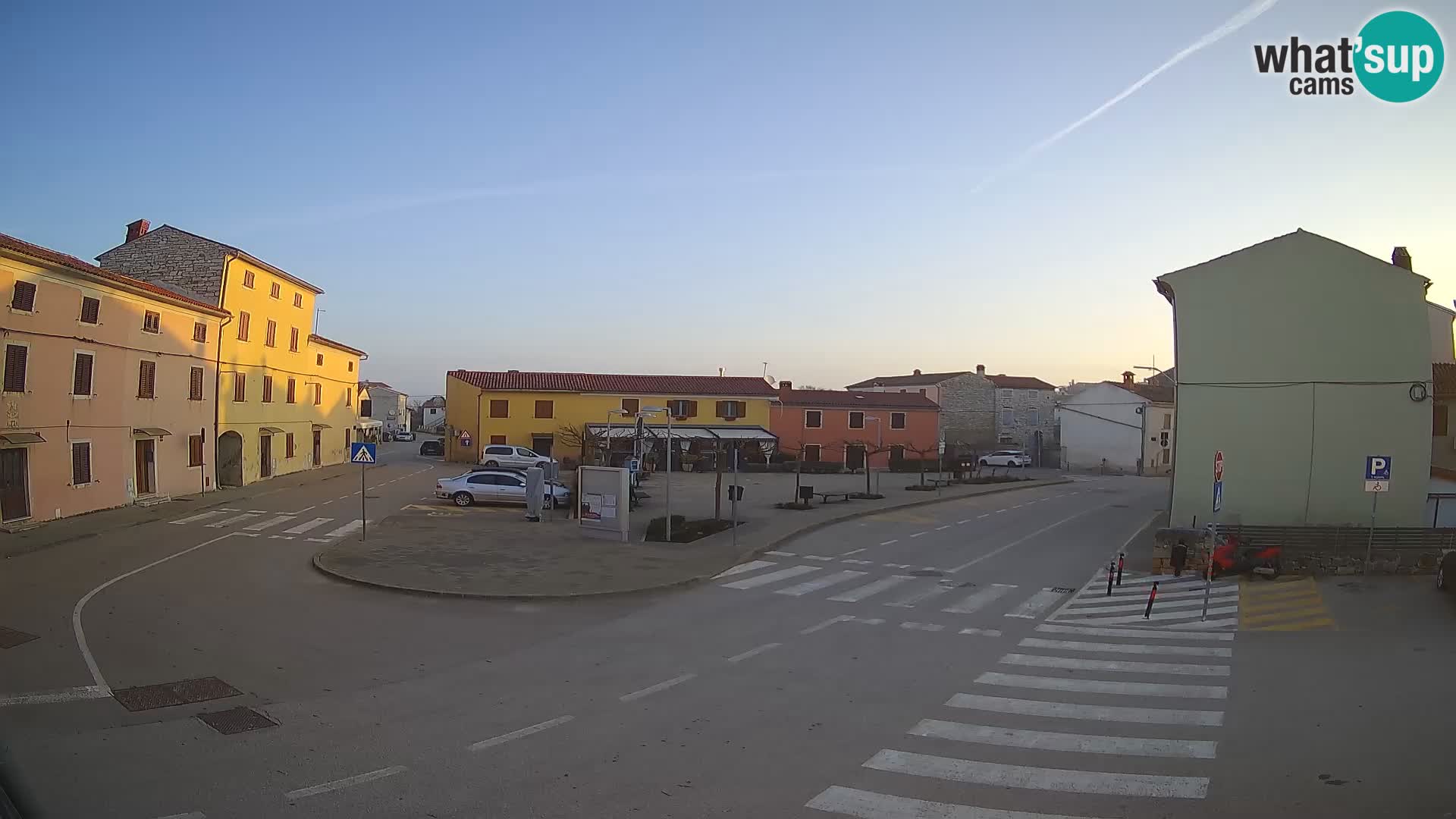 Bale, webcam de la place La Musa – Istrie – Croatie