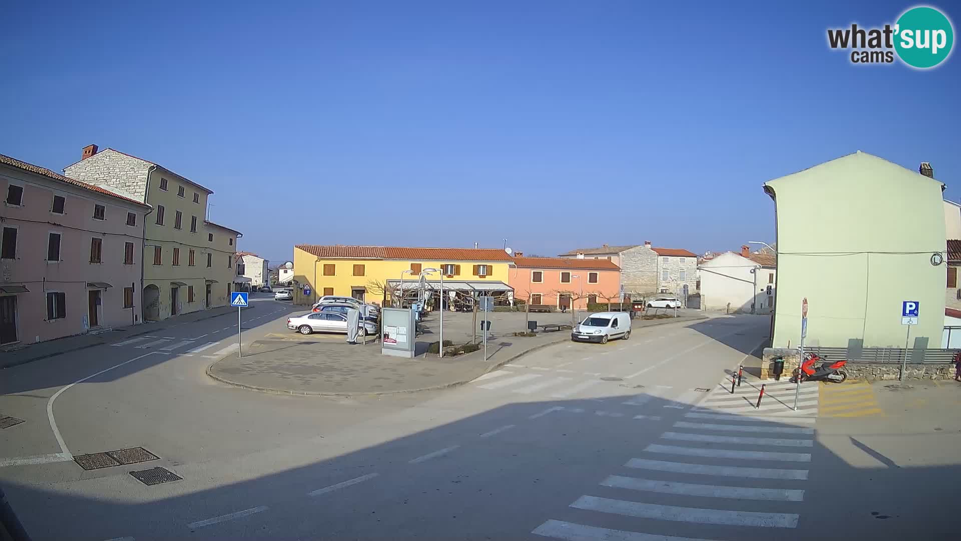 Bale, webcam de la place La Musa – Istrie – Croatie