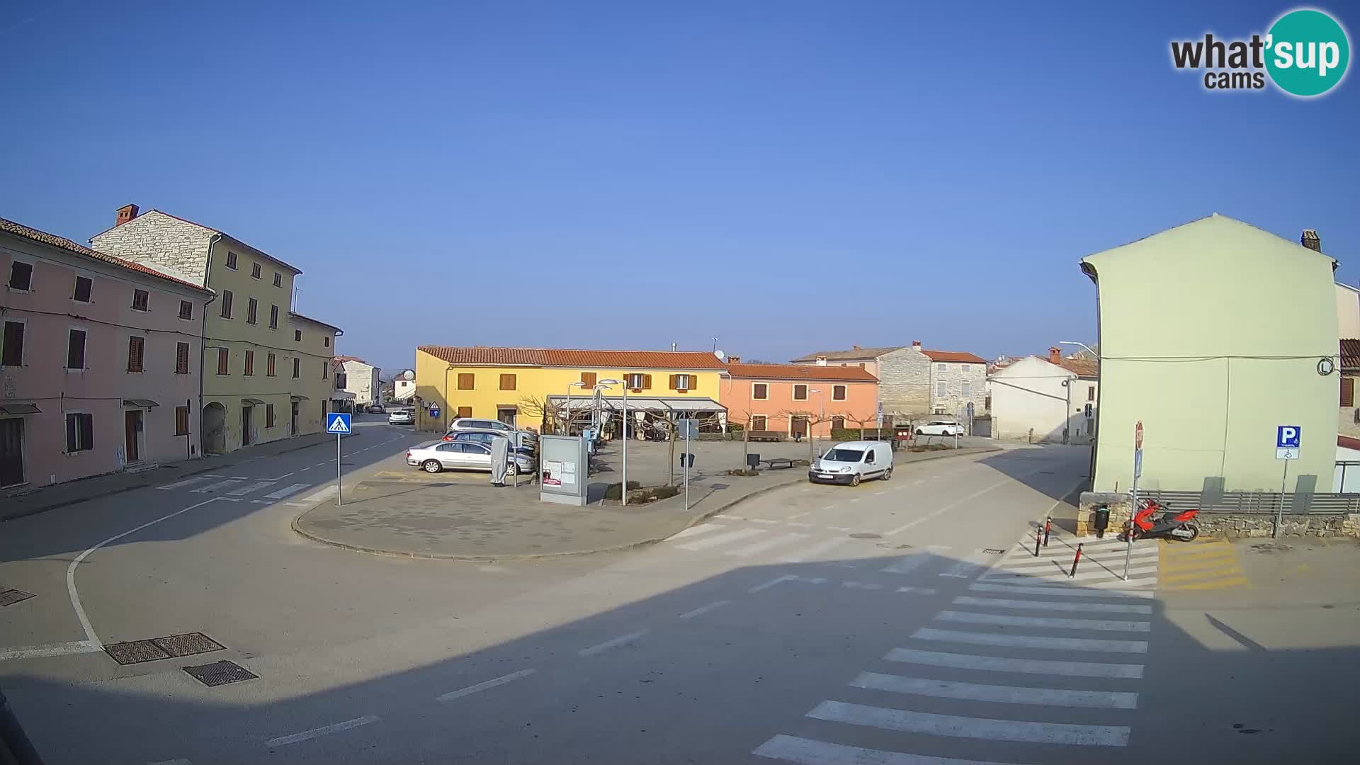 Bale, webcam de la plaza La Musa – Istria – Croacia