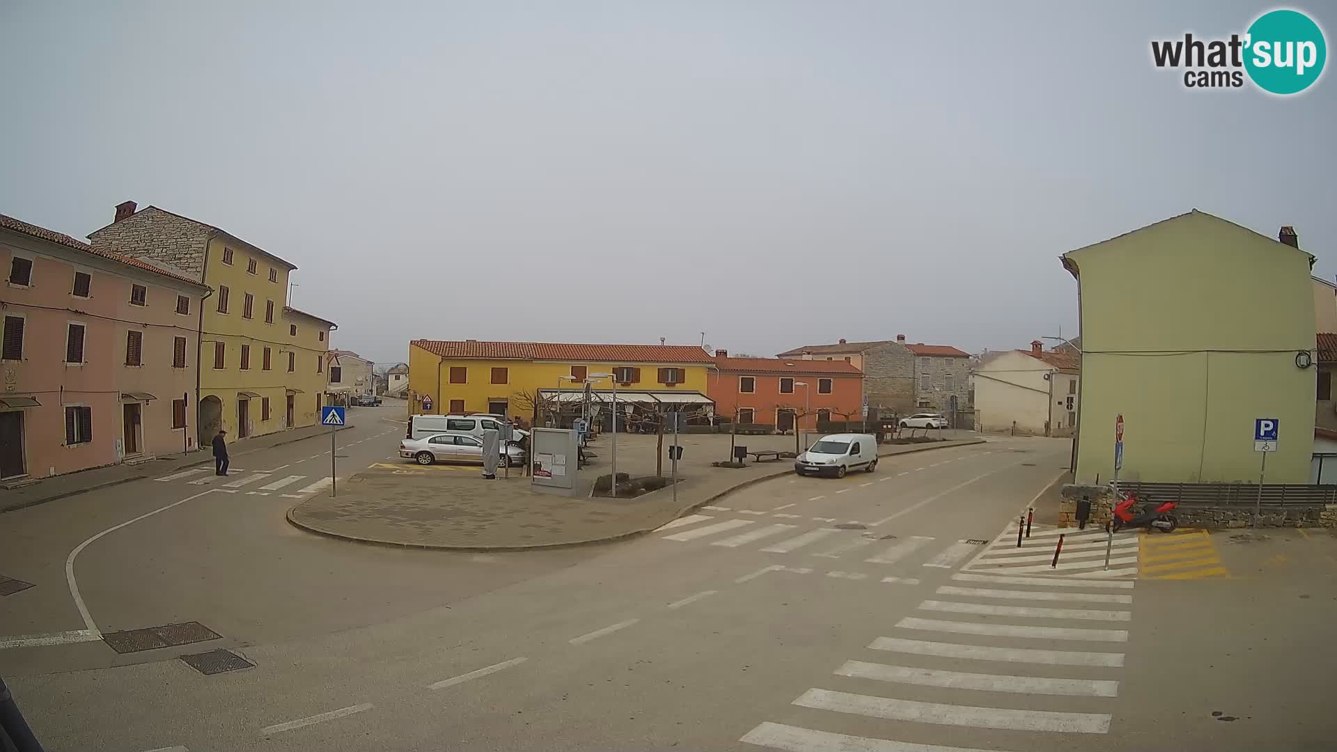 Bale, webcam de la plaza La Musa – Istria – Croacia