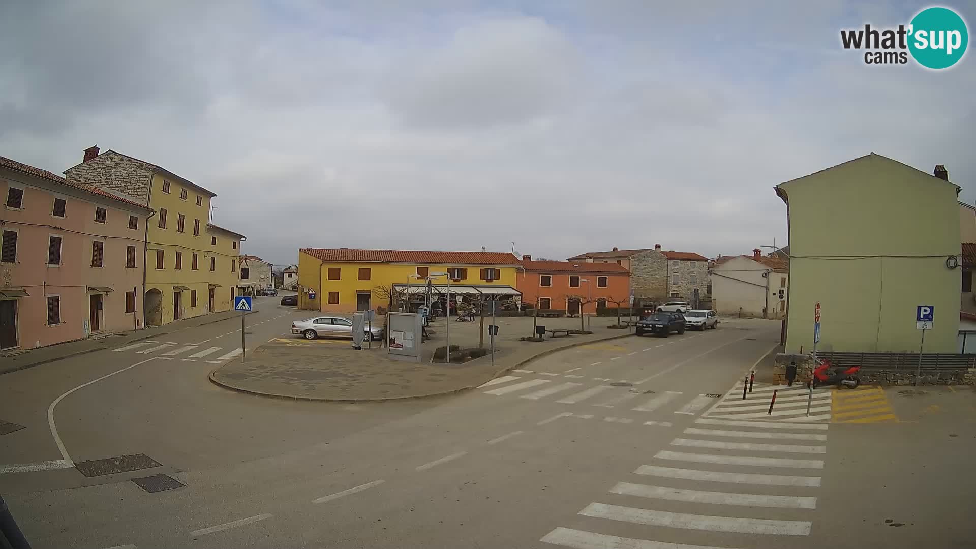 Bale, webcam de la place La Musa – Istrie – Croatie