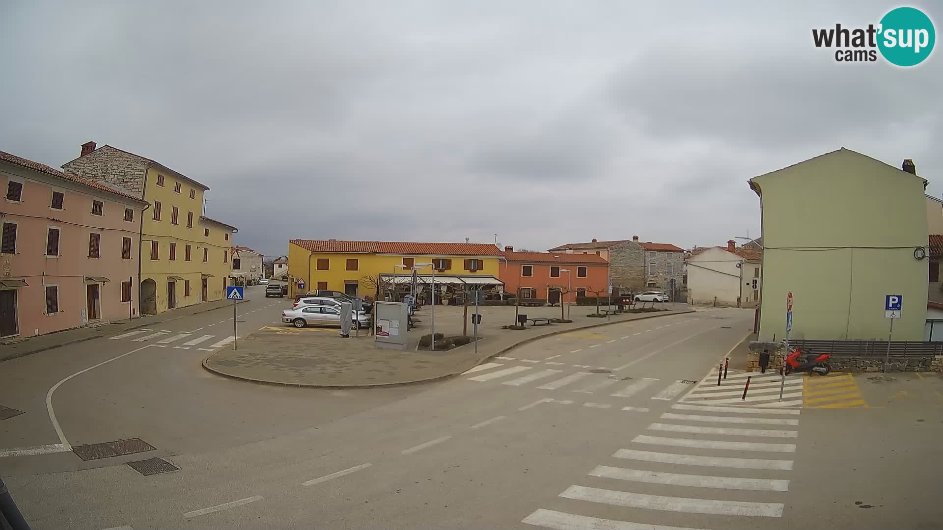 Bale, webcam de la plaza La Musa – Istria – Croacia