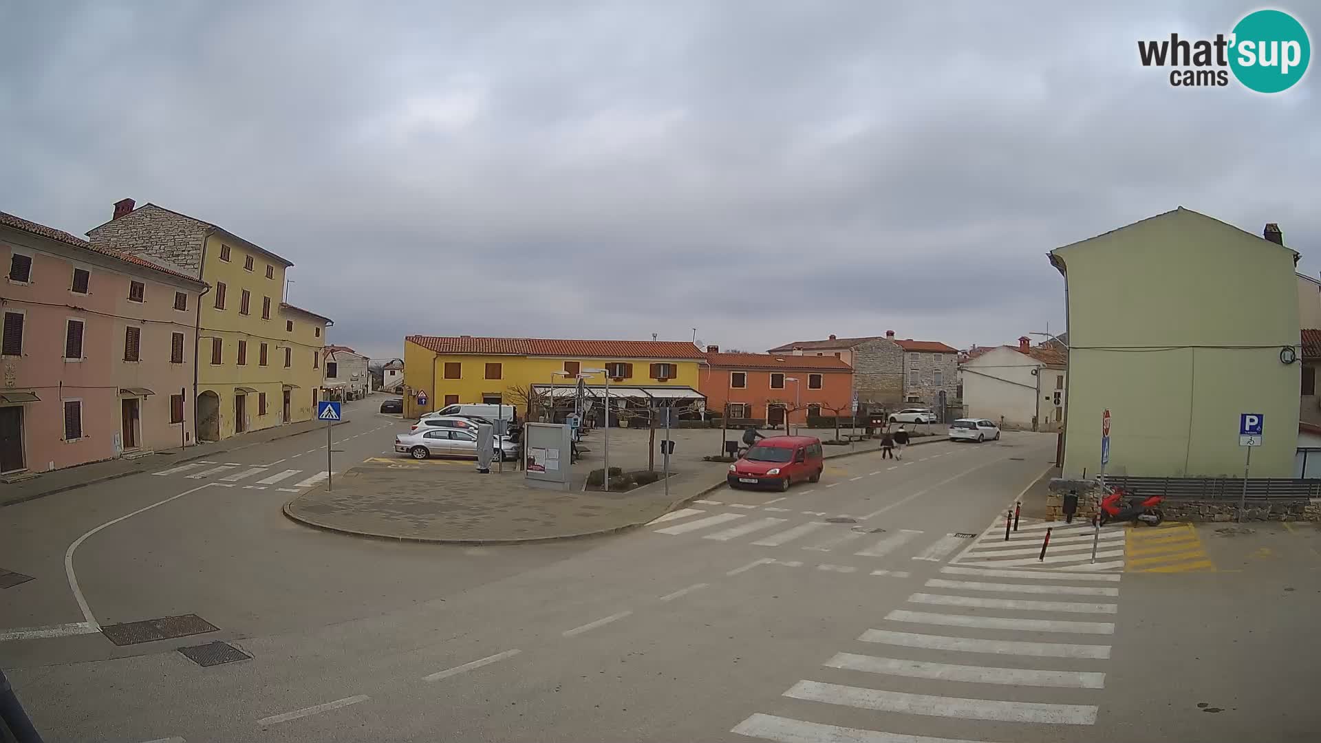 Bale, webcam de la plaza La Musa – Istria – Croacia