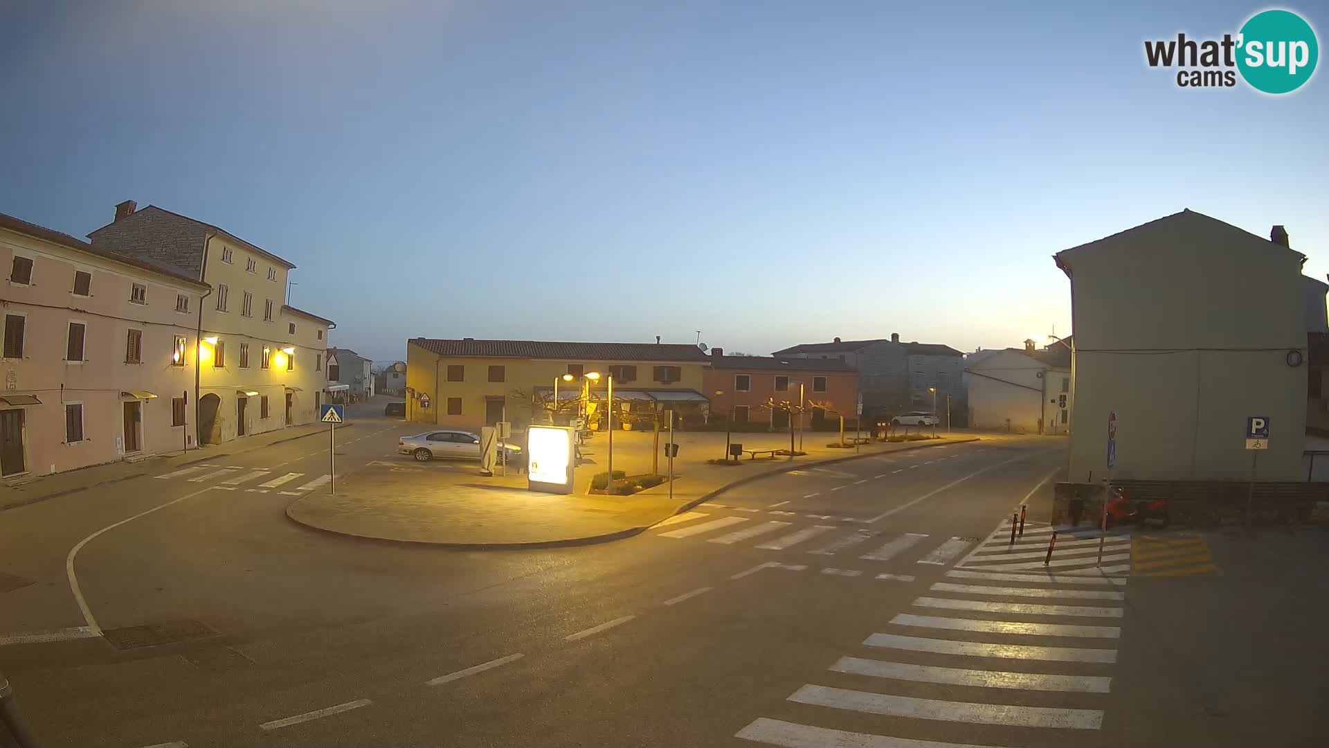 Bale, webcam de la plaza La Musa – Istria – Croacia