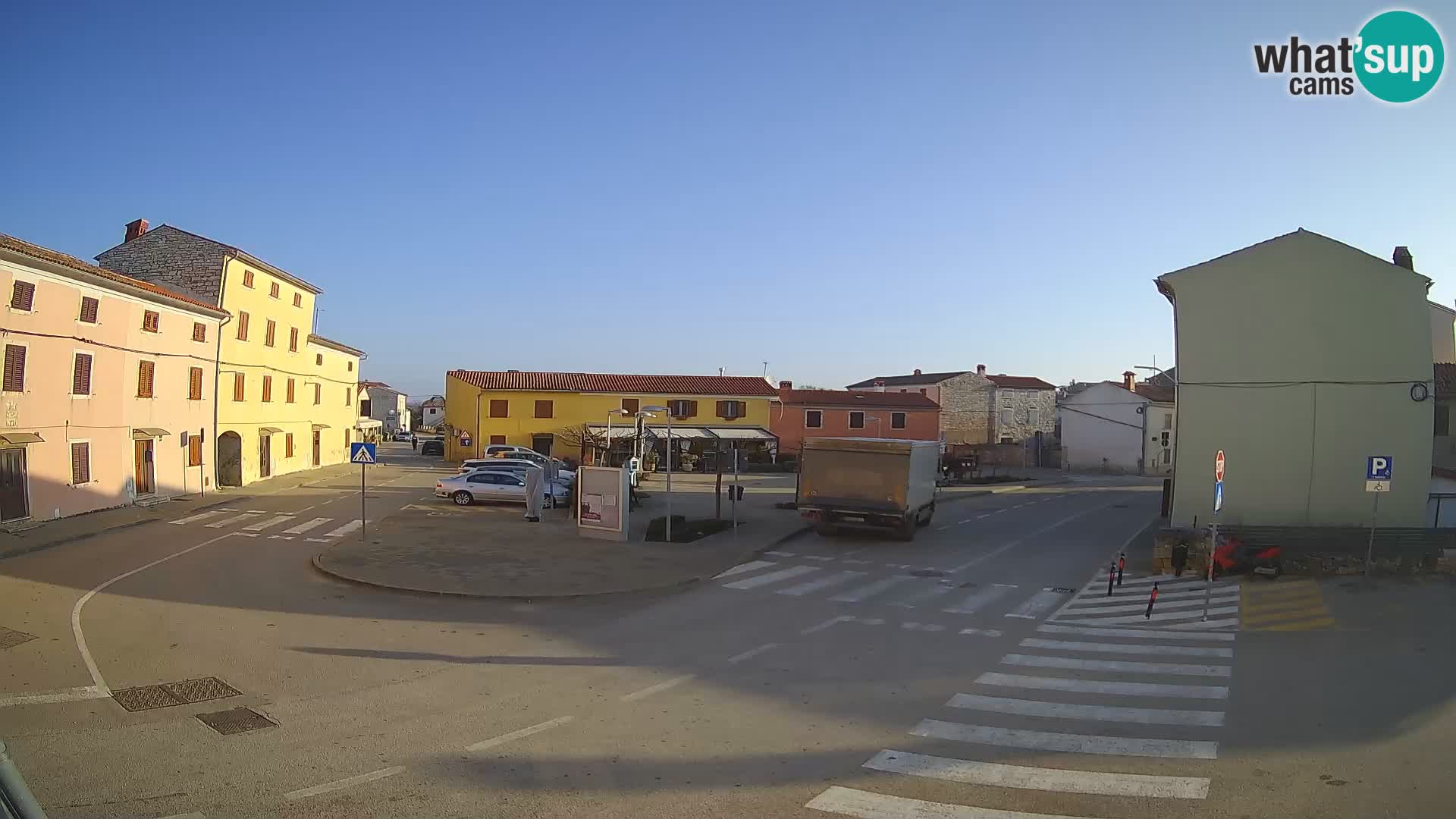 Bale Trg La Musa webcam – Istria – Croatia