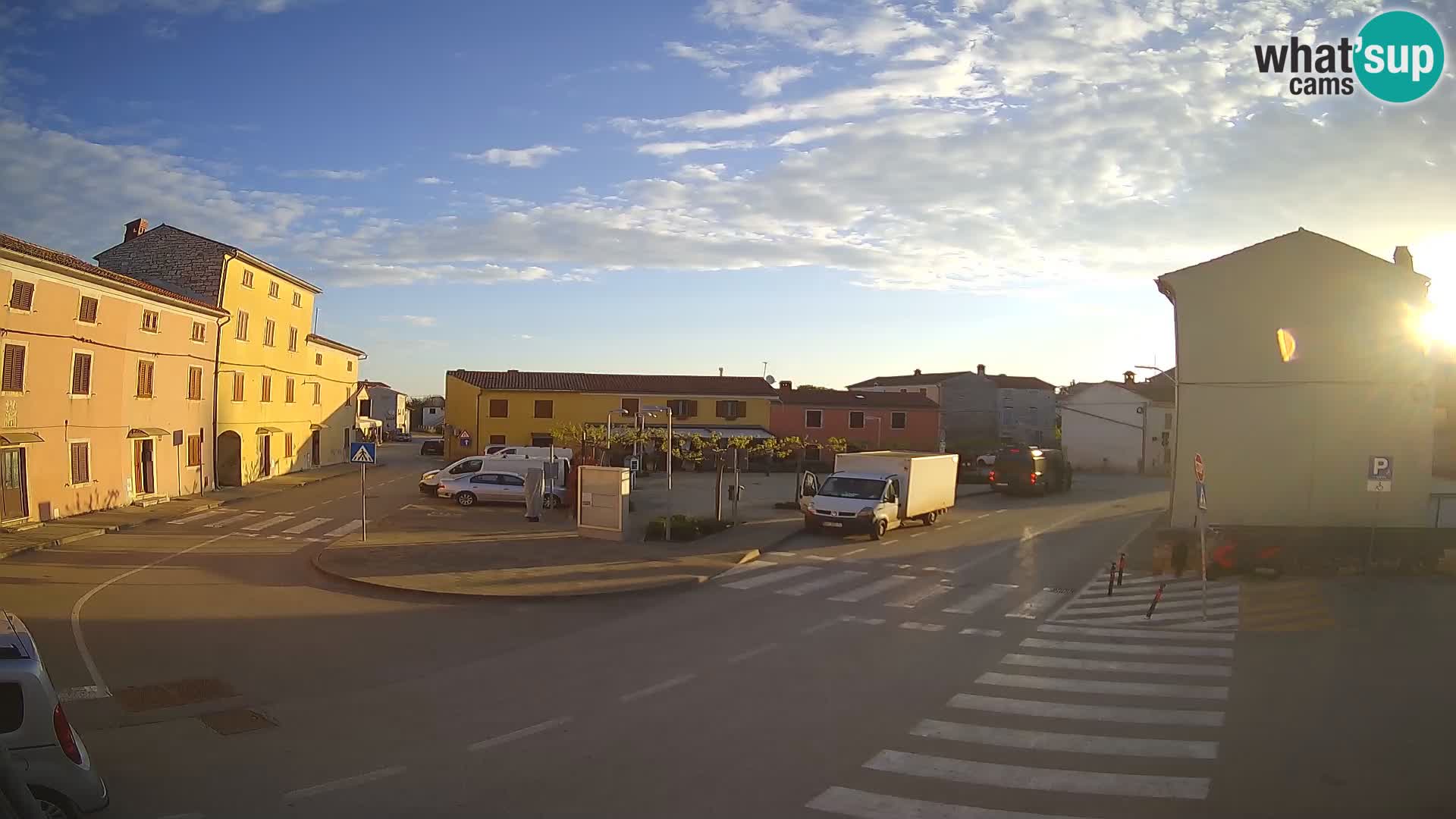 Bale, webcam de la plaza La Musa – Istria – Croacia