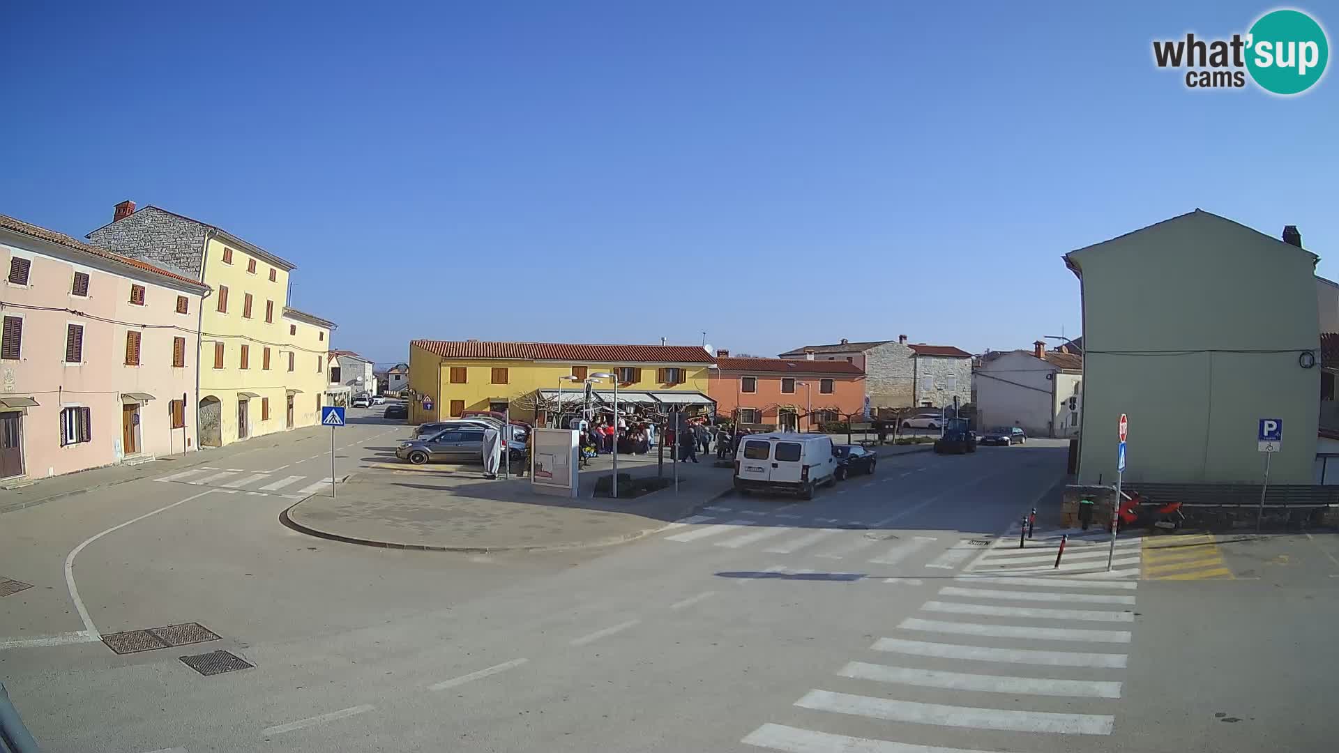 Bale, webcam de la plaza La Musa – Istria – Croacia