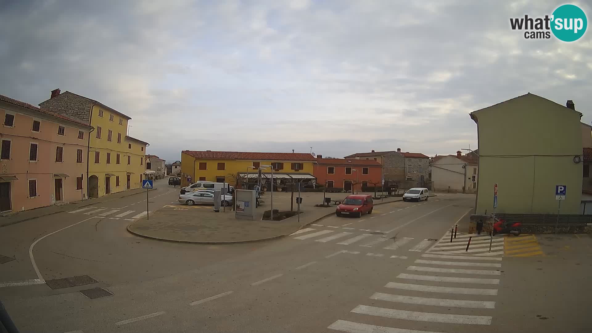 Bale, webcam de la place La Musa – Istrie – Croatie