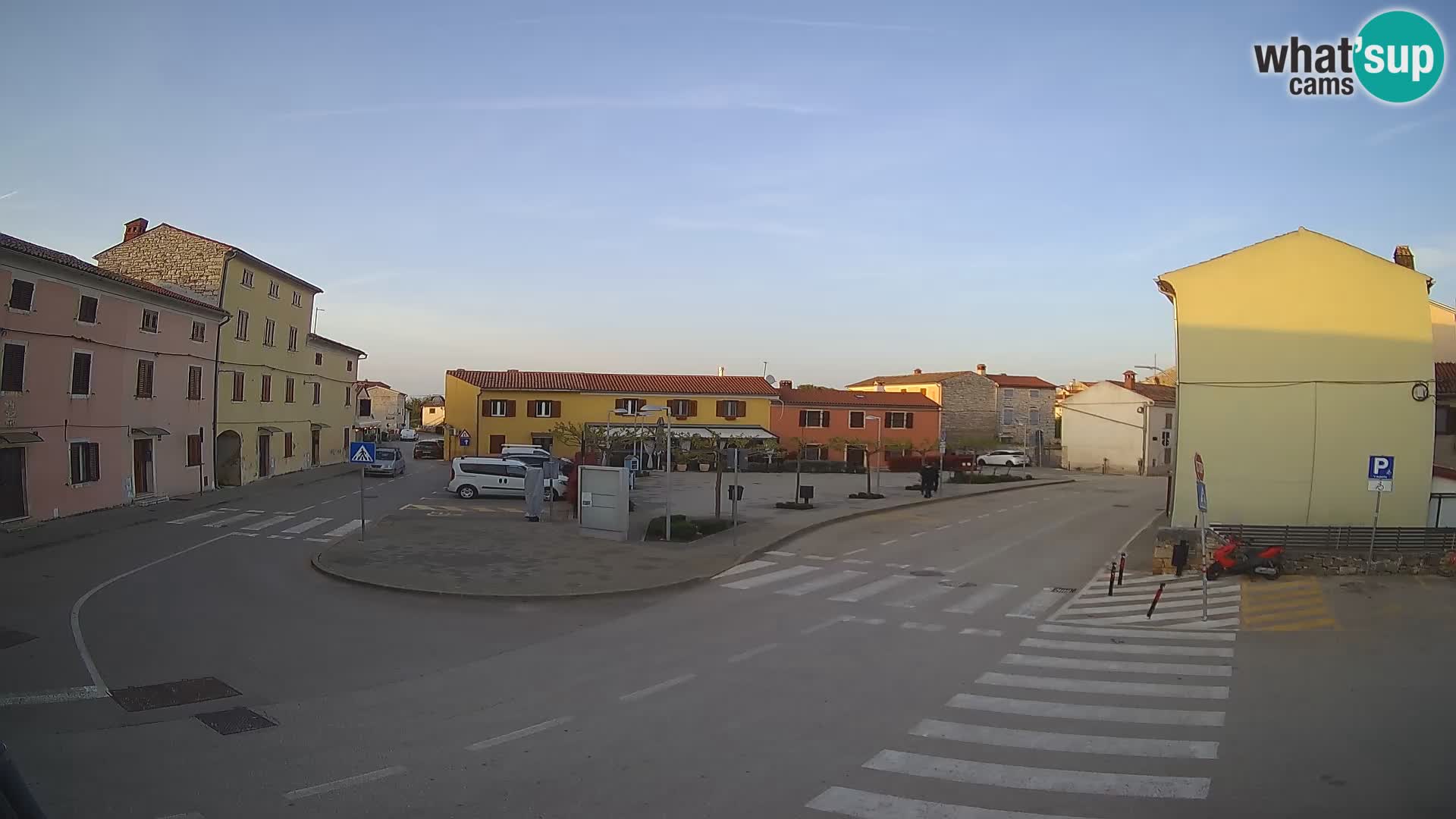 Bale, webcam de la place La Musa – Istrie – Croatie