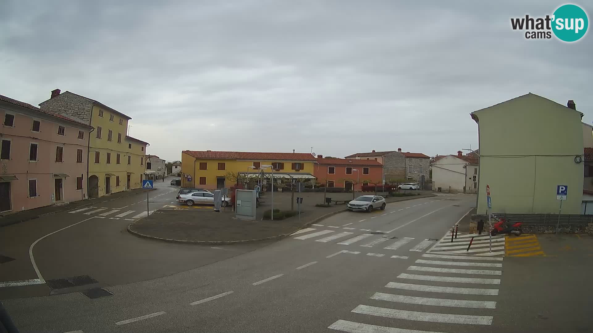 Bale, webcam de la place La Musa – Istrie – Croatie