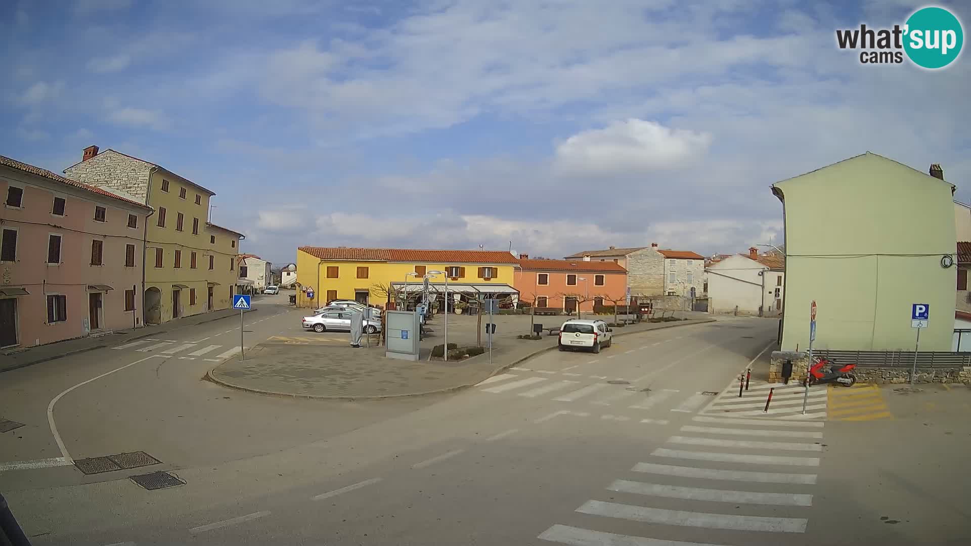 Bale, webcam de la place La Musa – Istrie – Croatie