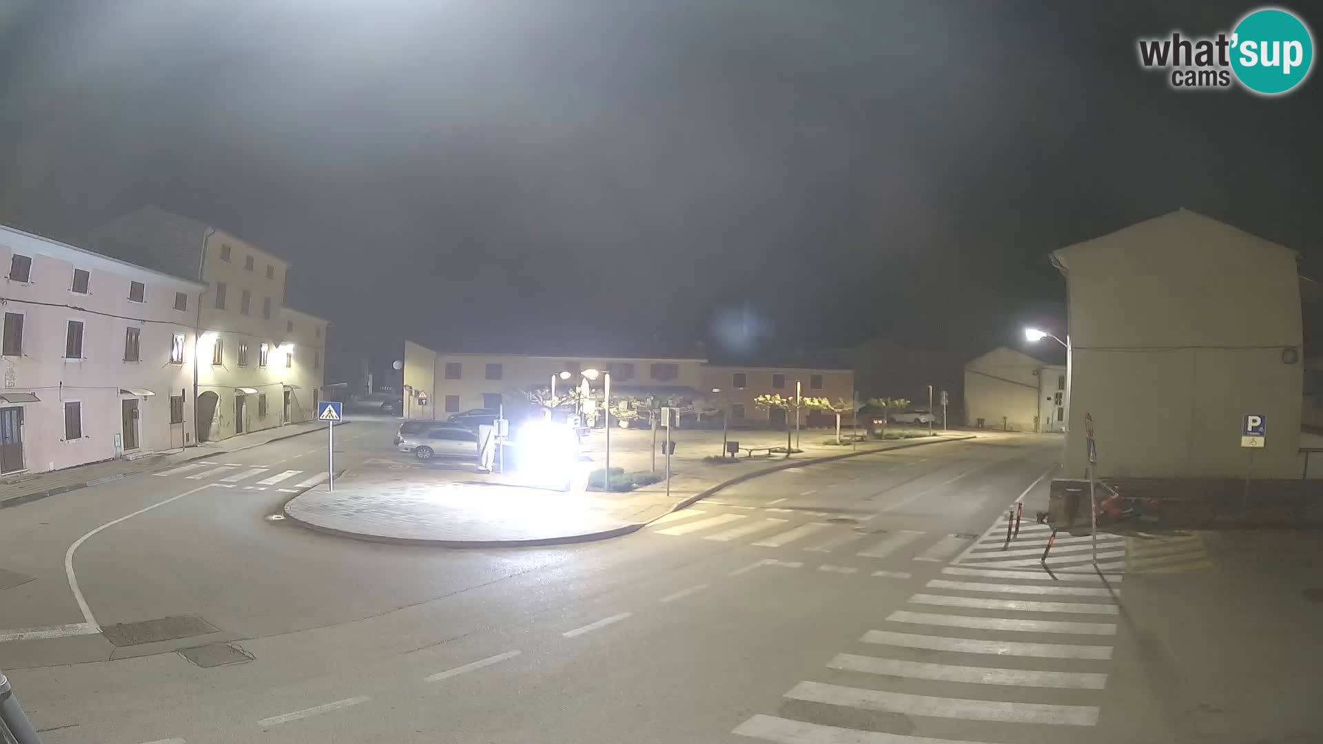 Bale, webcam de la place La Musa – Istrie – Croatie