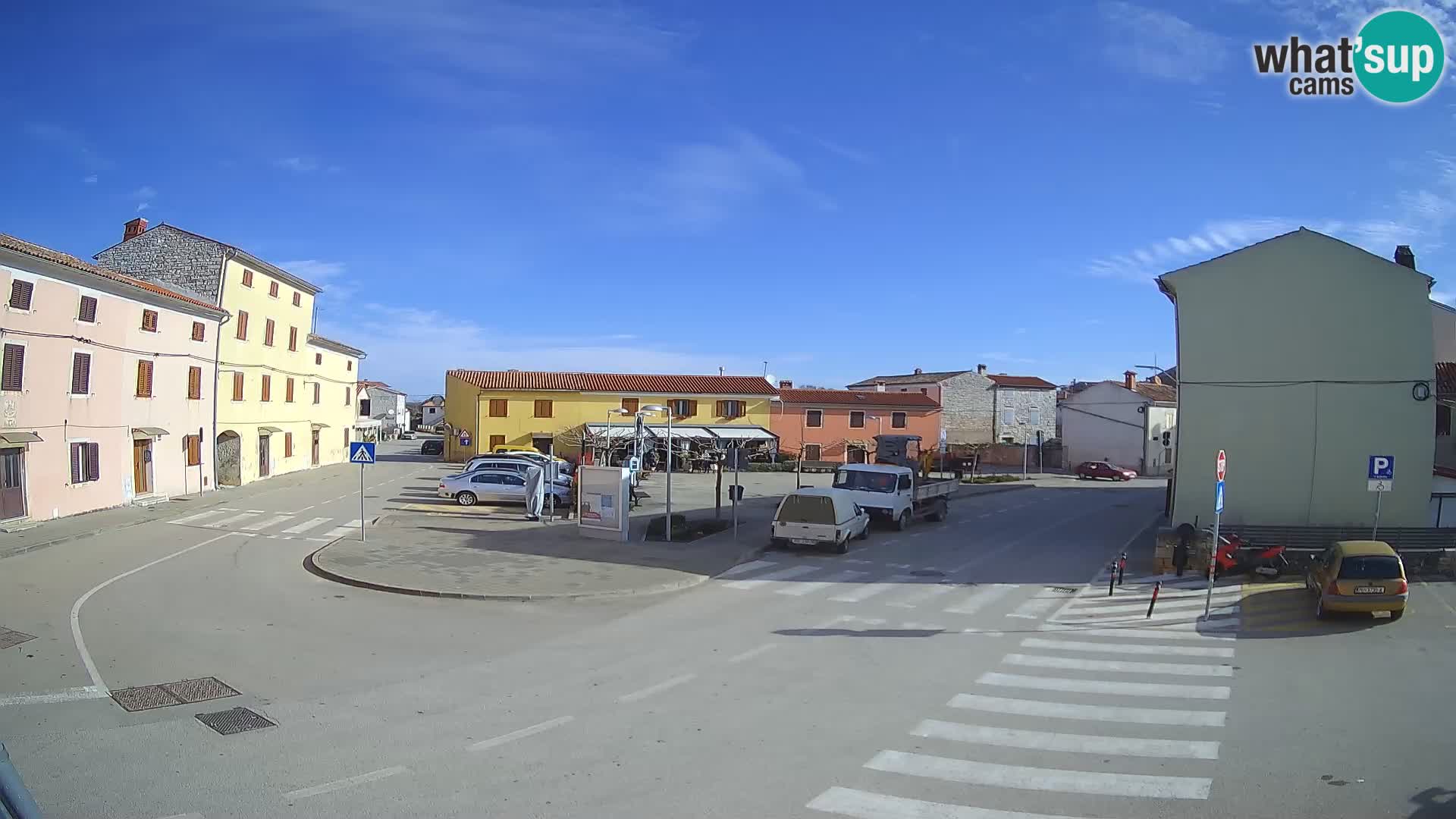 Bale, webcam de la plaza La Musa – Istria – Croacia