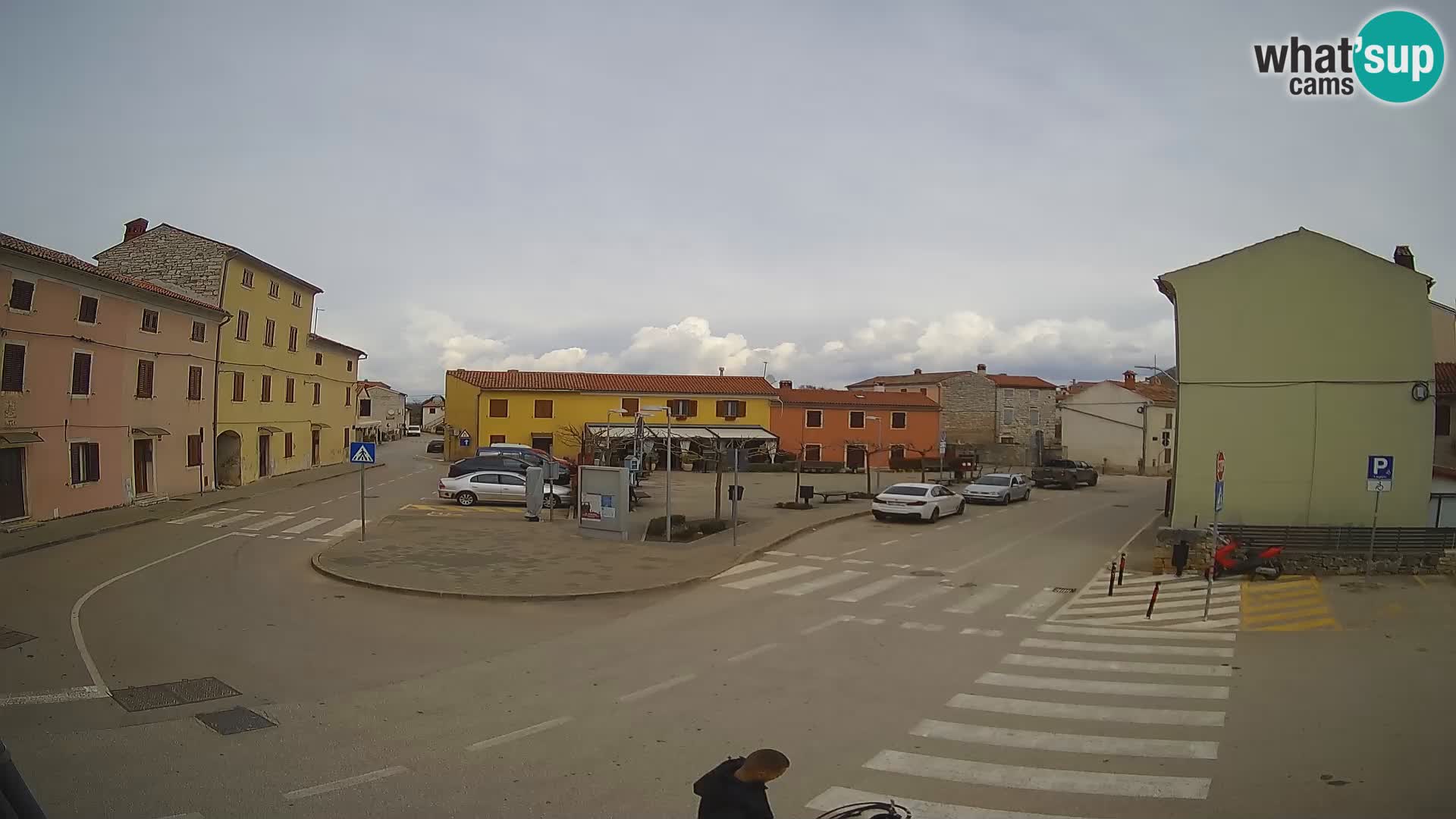 Bale, webcam de la place La Musa – Istrie – Croatie