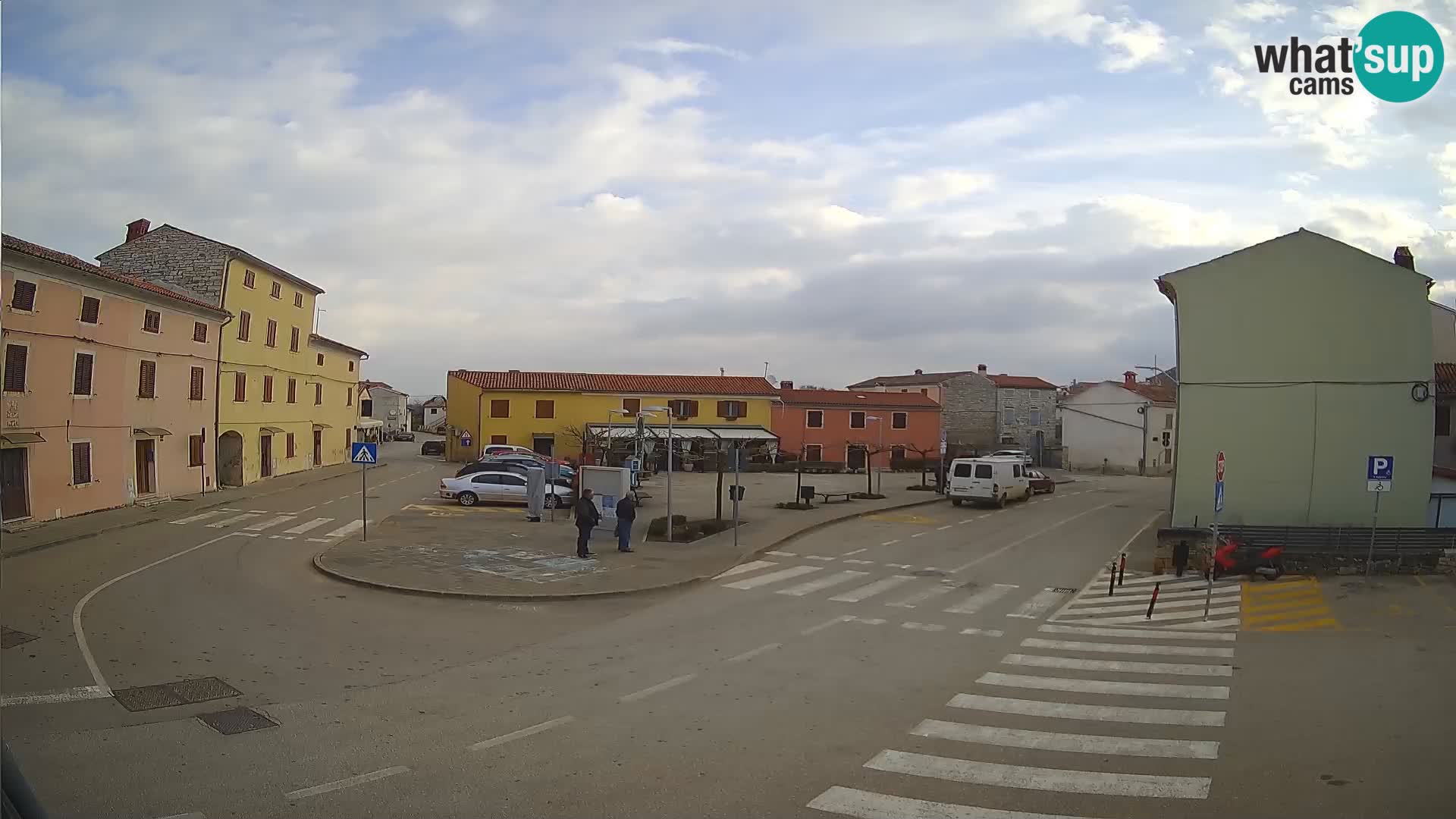 Bale, webcam de la place La Musa – Istrie – Croatie