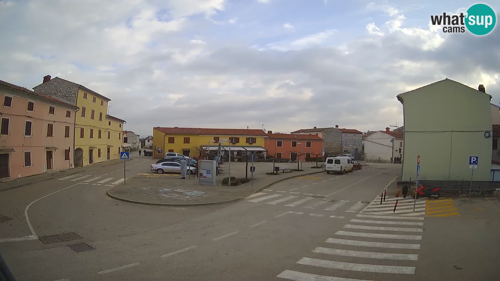 Bale, webcam de la place La Musa – Istrie – Croatie