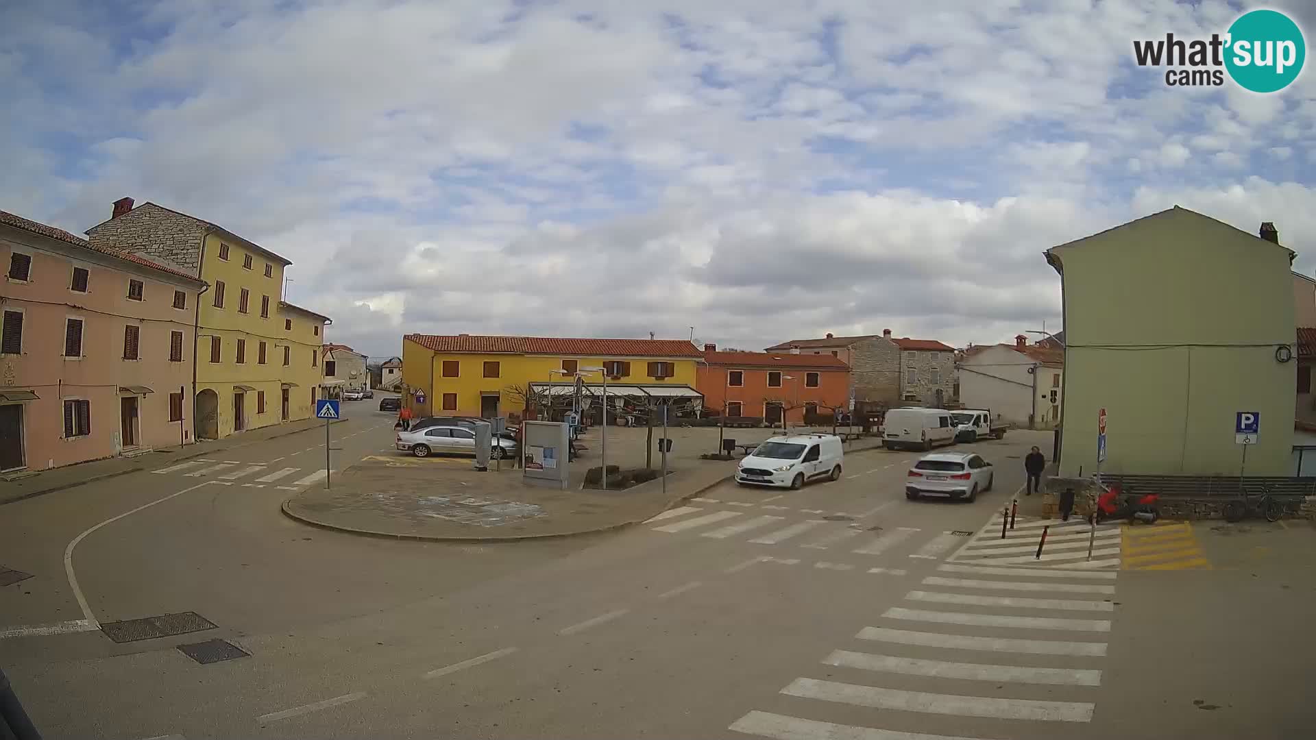 Bale, webcam de la place La Musa – Istrie – Croatie