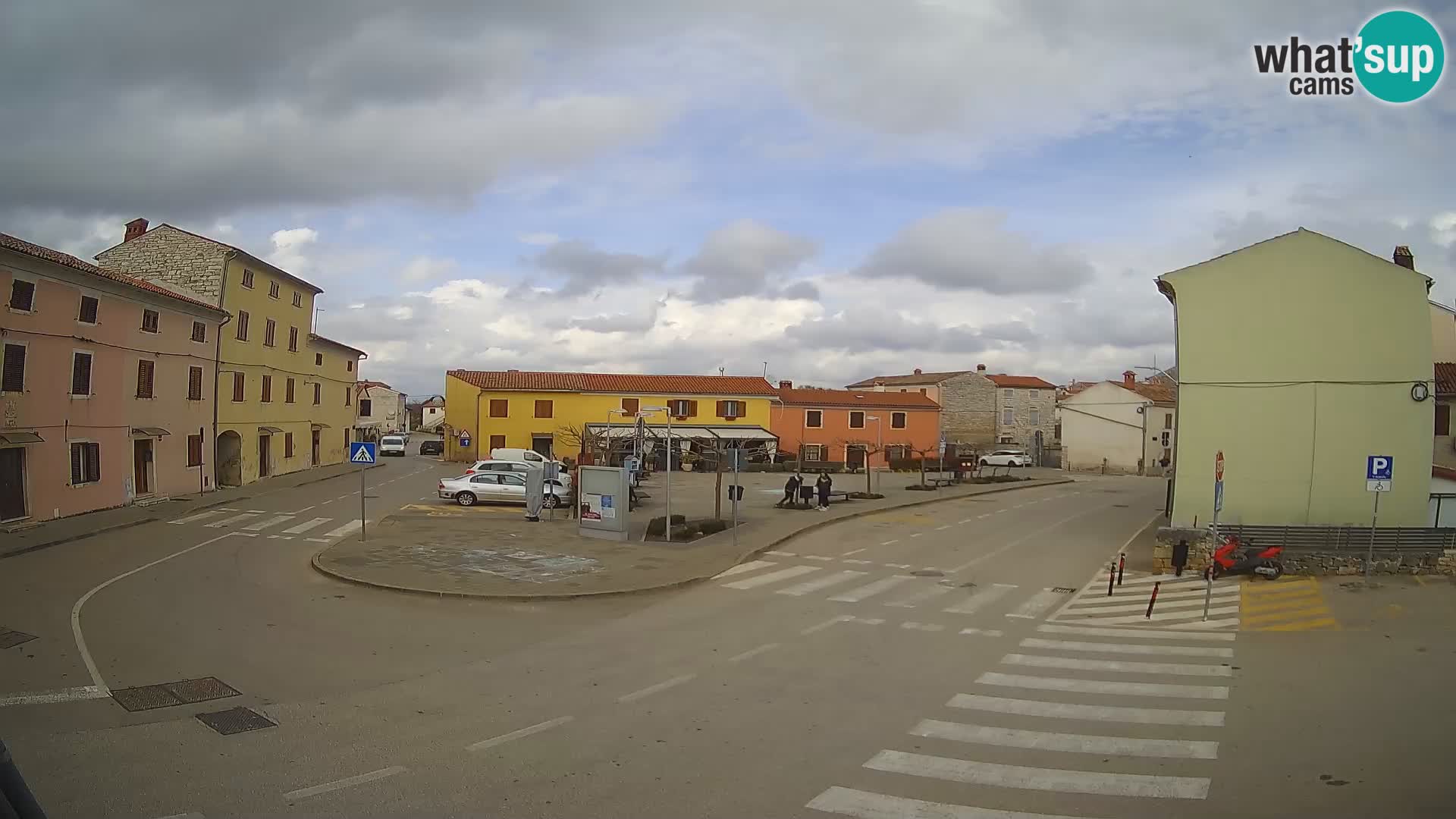 Bale, webcam de la place La Musa – Istrie – Croatie