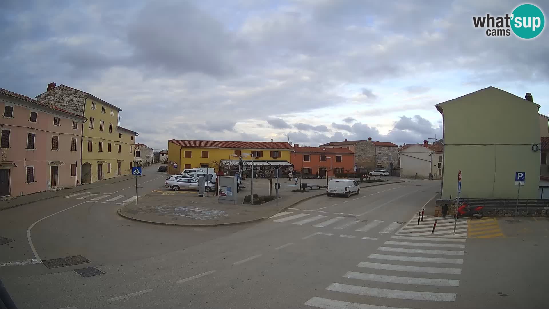 Bale, webcam de la place La Musa – Istrie – Croatie