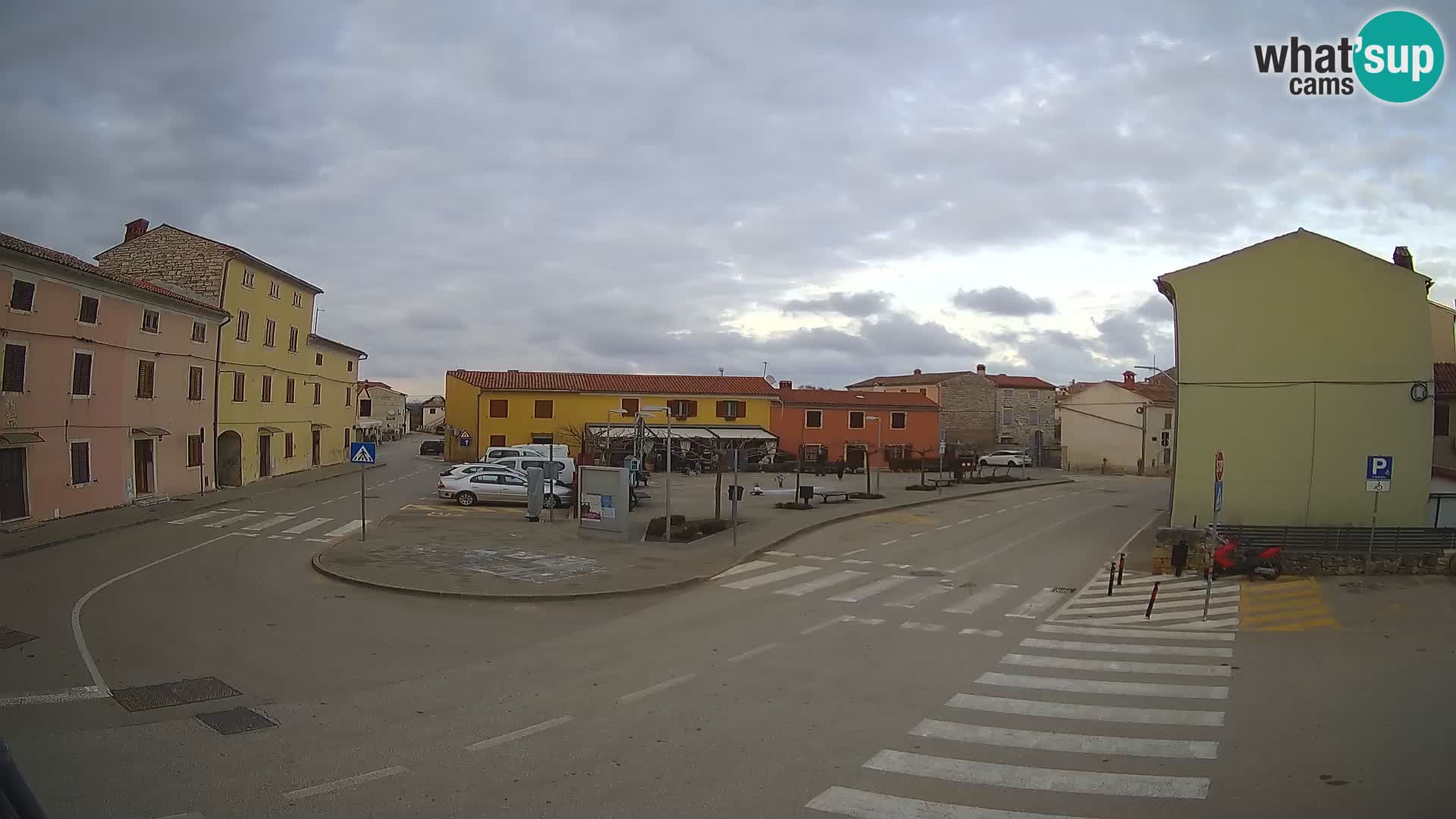 Bale, webcam de la place La Musa – Istrie – Croatie