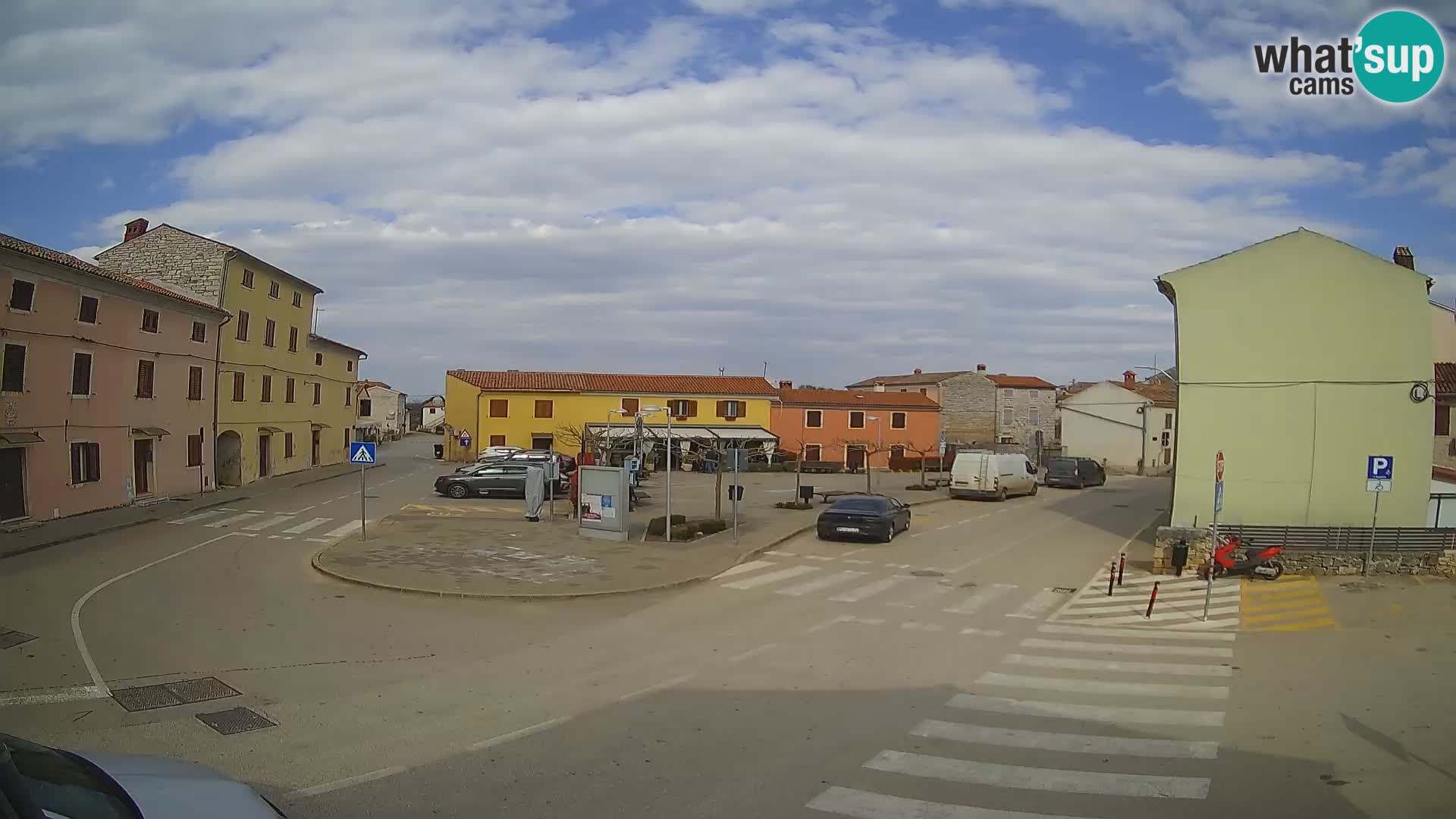 Bale, webcam de la place La Musa – Istrie – Croatie