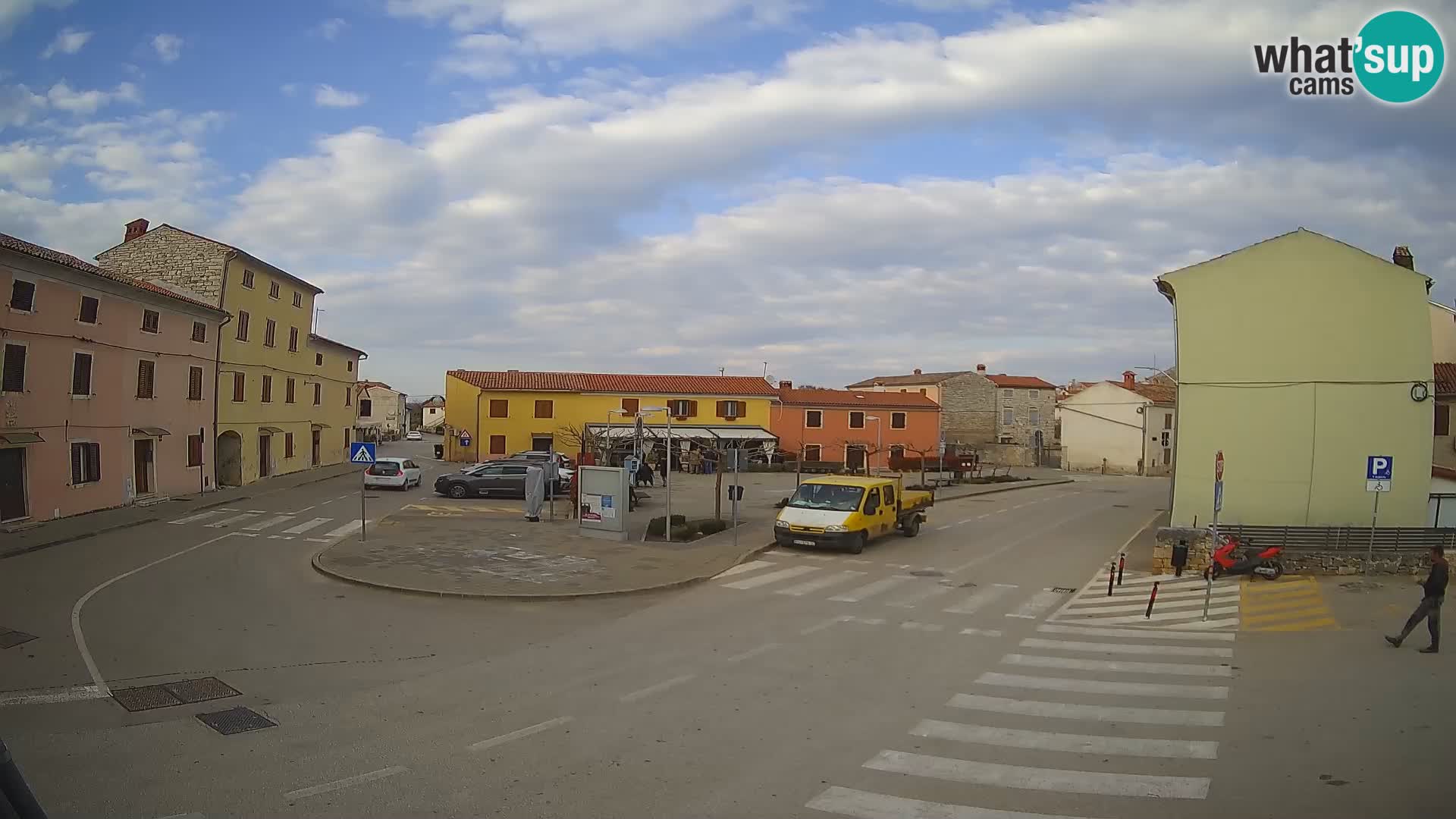 Bale, webcam de la place La Musa – Istrie – Croatie