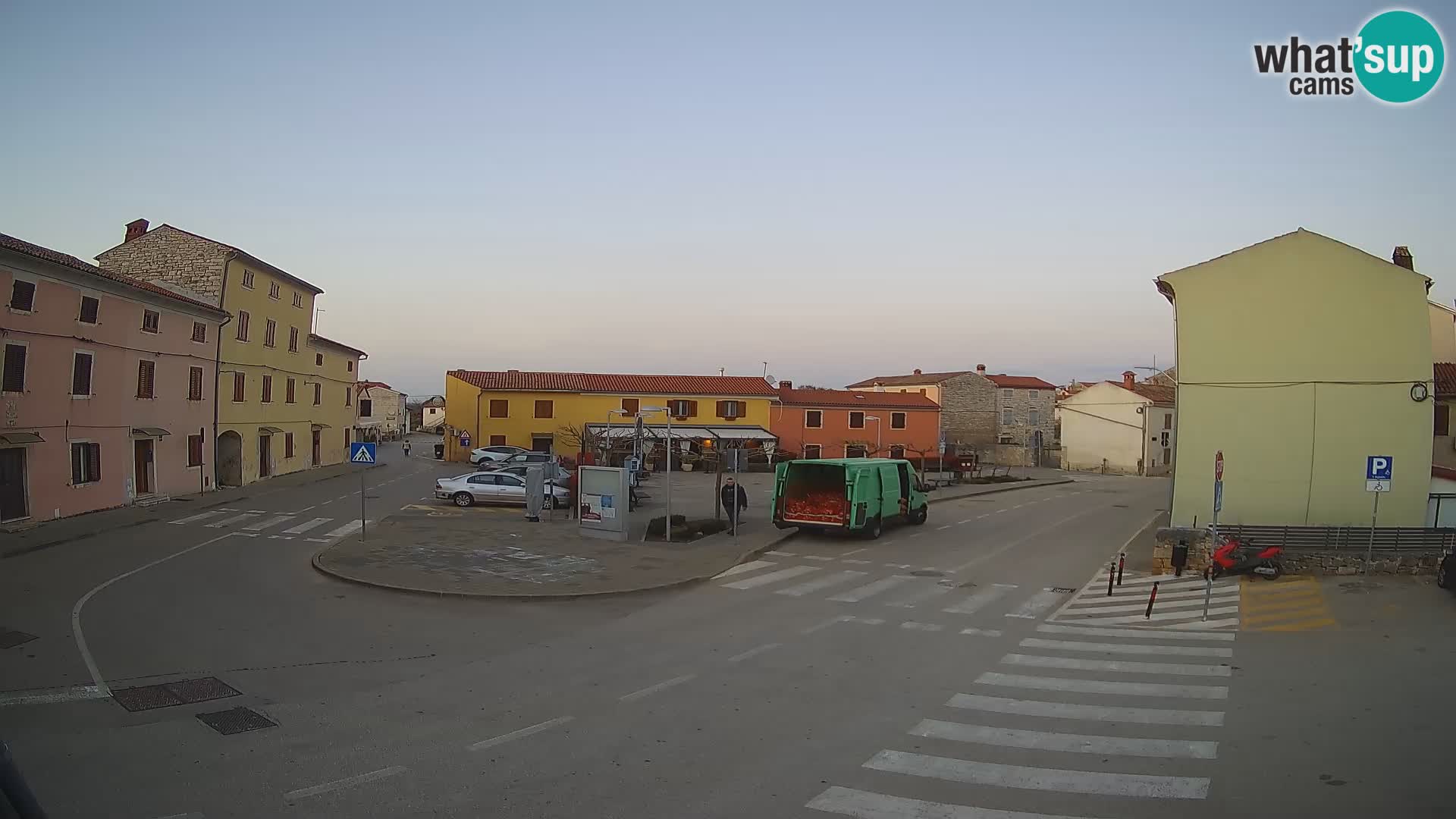 Bale, webcam de la plaza La Musa – Istria – Croacia