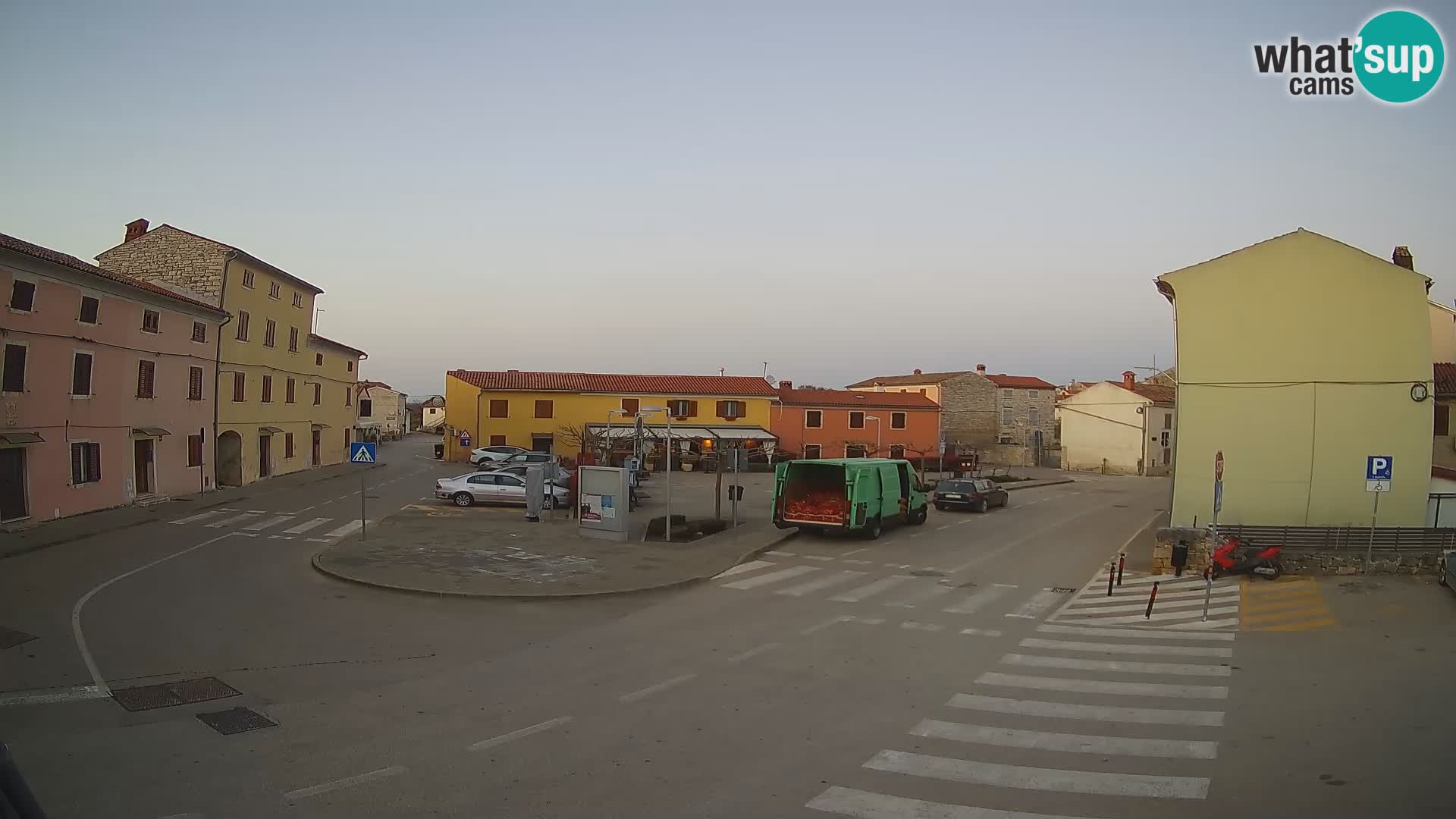 Bale, webcam de la plaza La Musa – Istria – Croacia