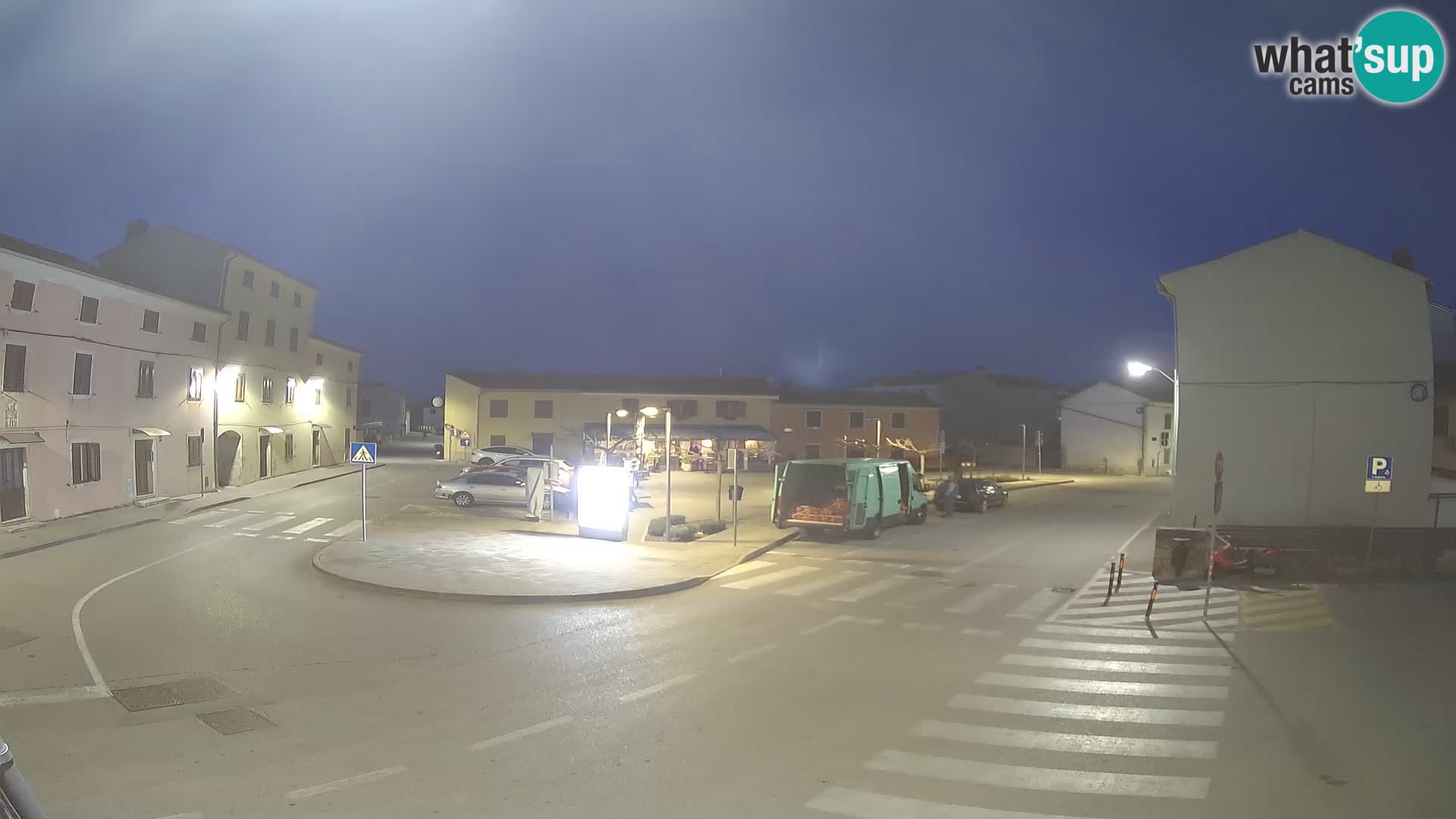 Bale, webcam de la plaza La Musa – Istria – Croacia