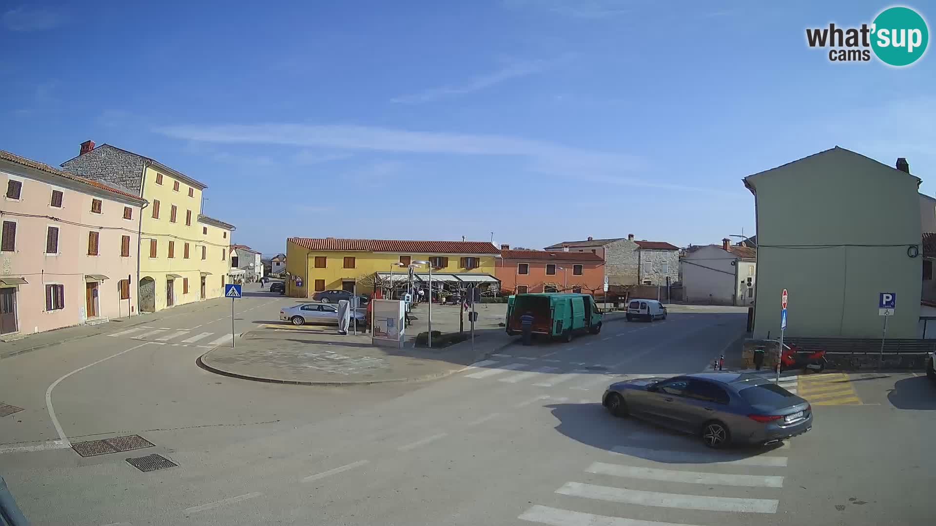 Bale, webcam de la plaza La Musa – Istria – Croacia